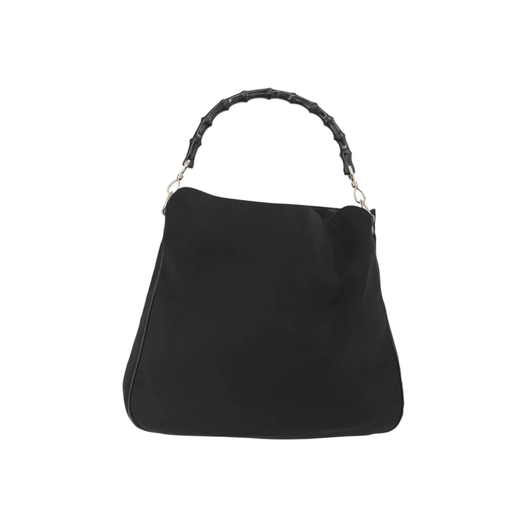 Hobo Ouvert Gucci Vintage Bamboo - Black - Image 2