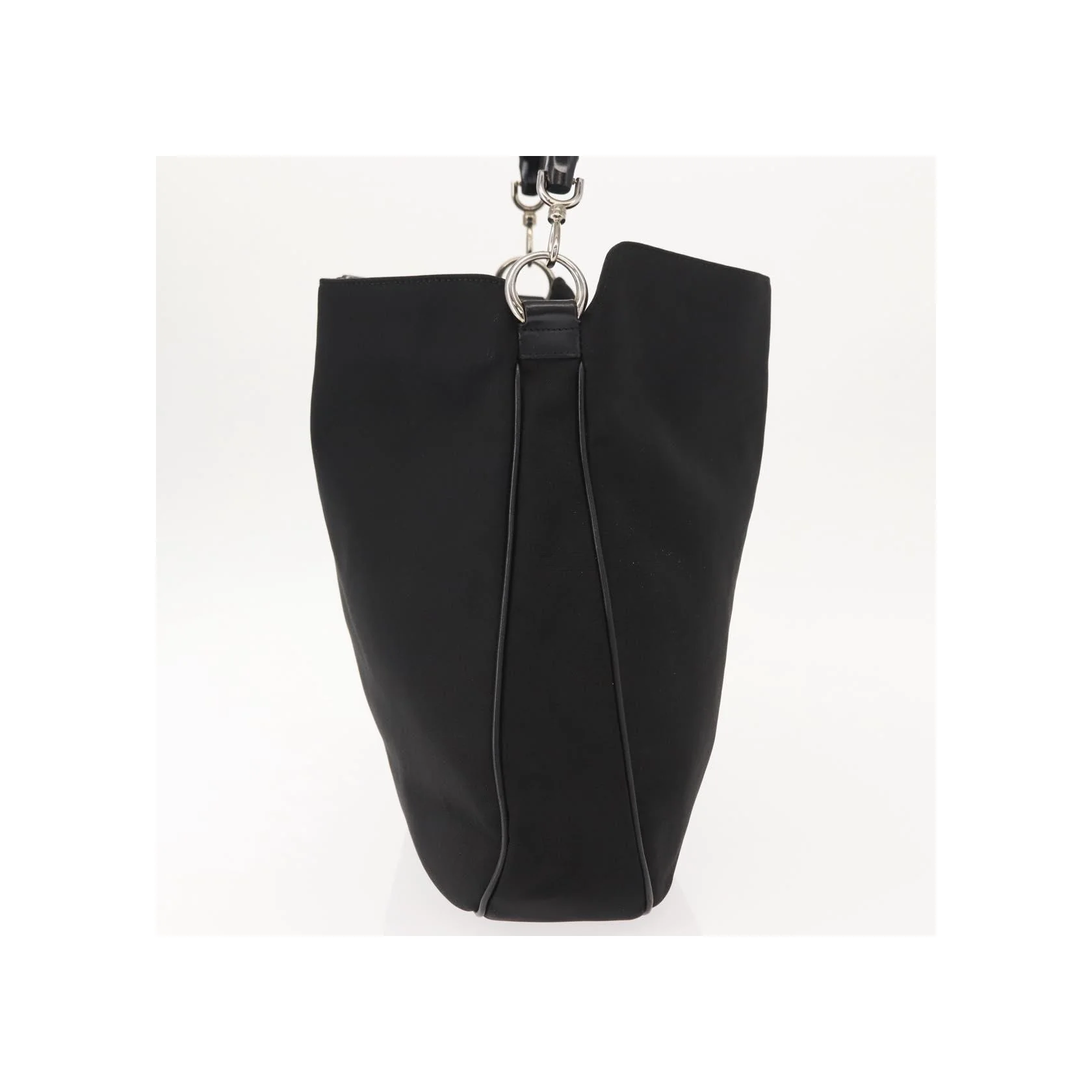 Hobo Ouvert Gucci Vintage Bamboo - Black - Image 3