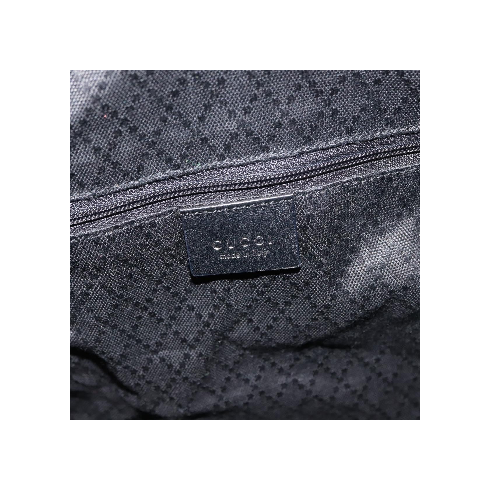 Hobo Ouvert Gucci Vintage Bamboo - Black - Image 7