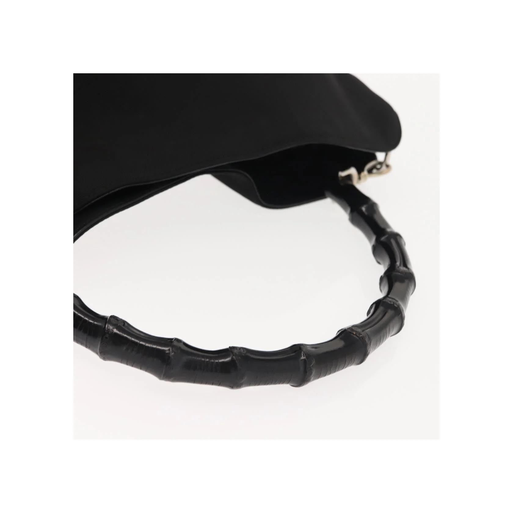 Hobo Ouvert Gucci Vintage Bamboo - Black - Image 8