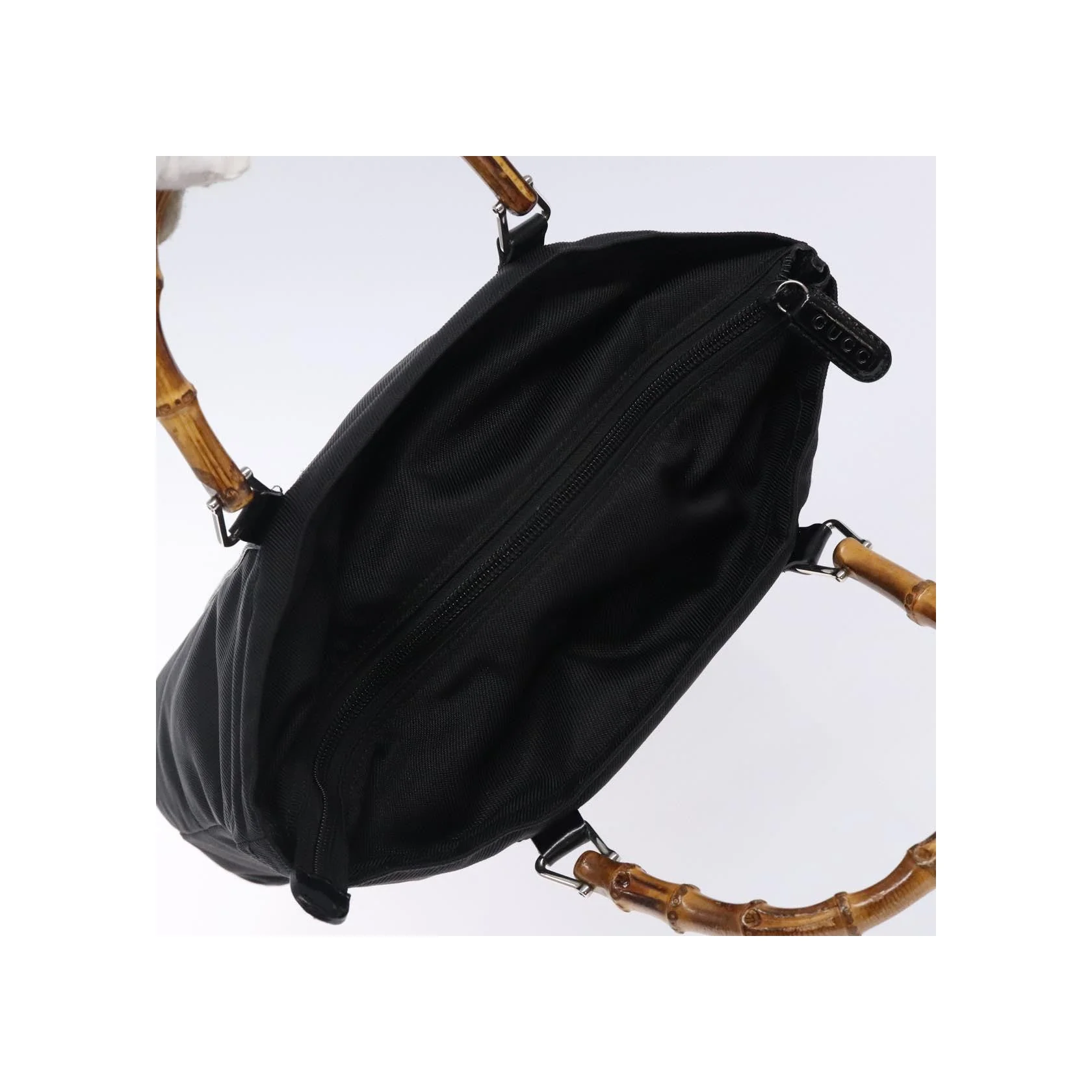 Tote Bag Gucci Vintage Bamboo - Black - Image 13