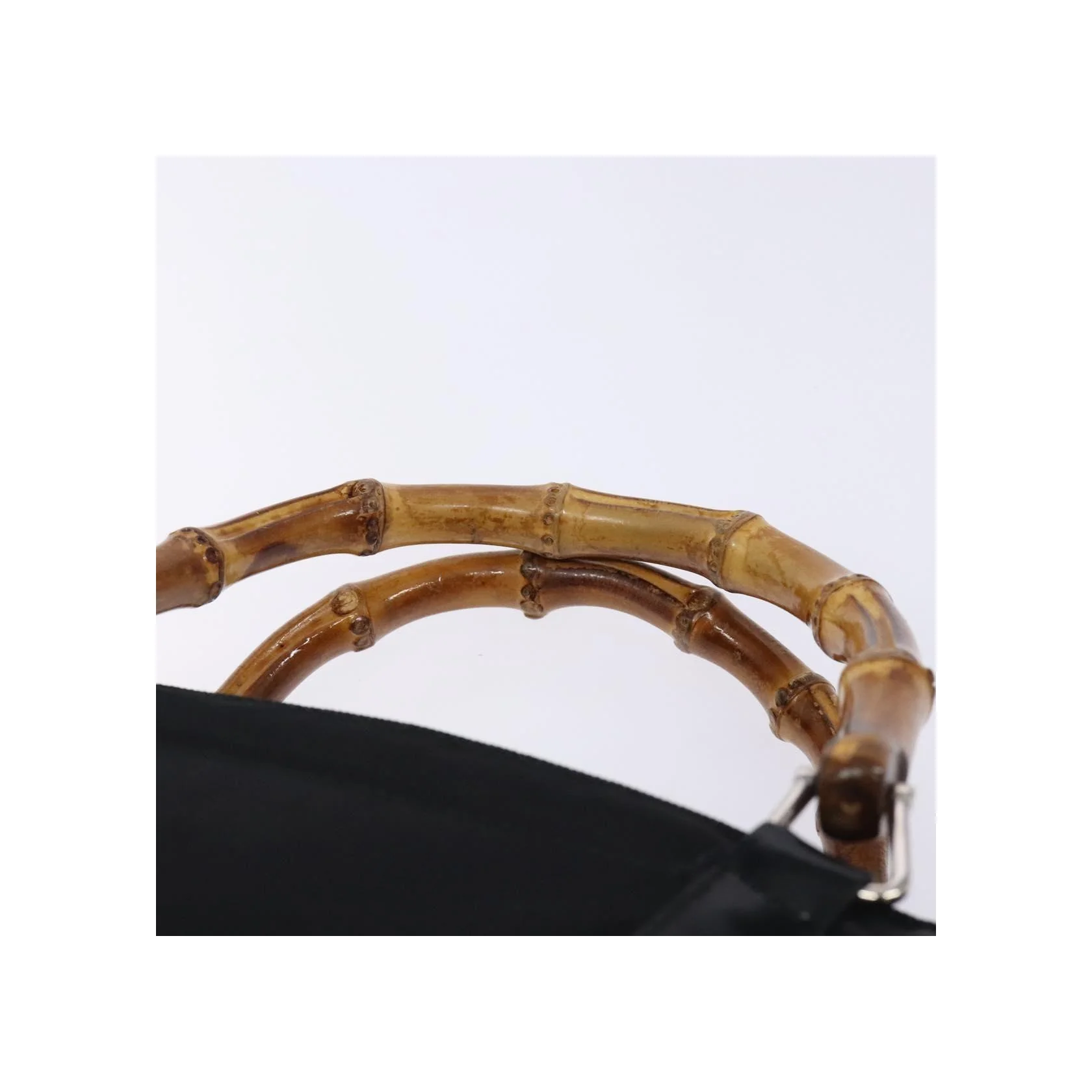 Tote Bag Gucci Vintage Bamboo - Black - Image 15