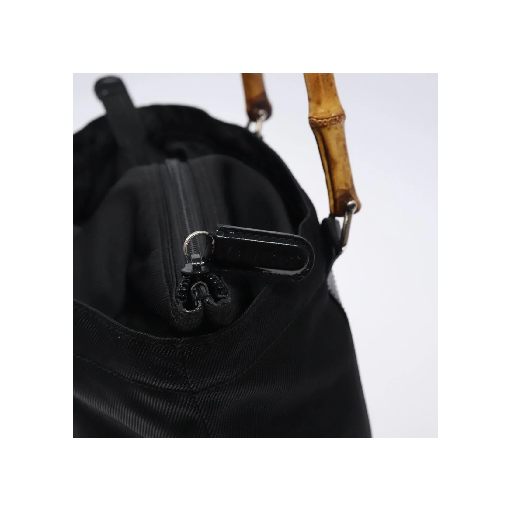 Tote Bag Gucci Vintage Bamboo - Black - Image 17