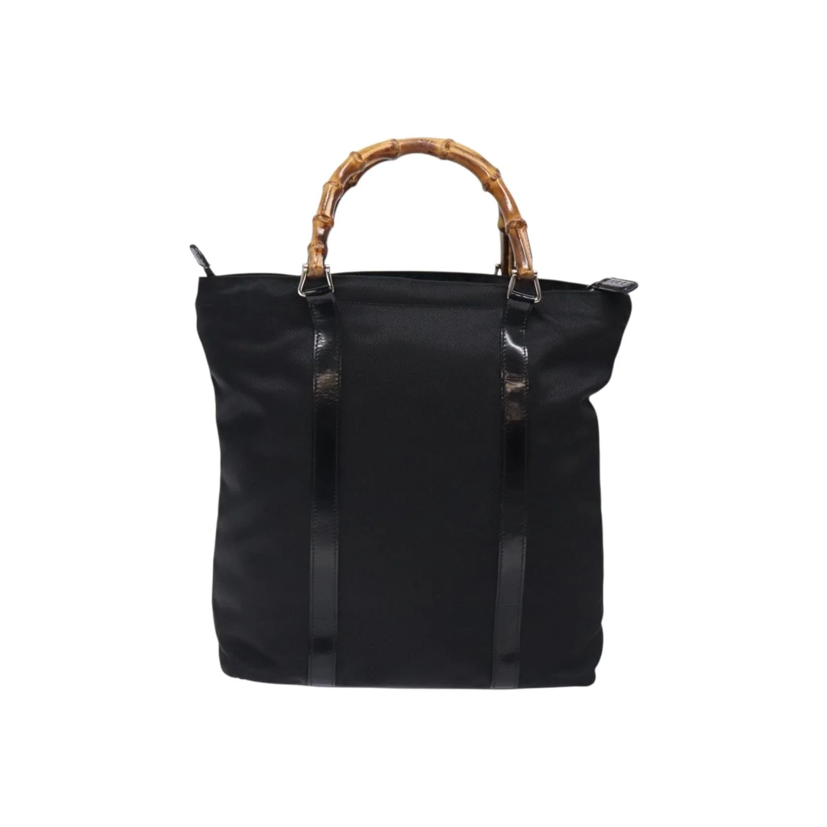 Tote Bag Gucci Vintage Bamboo - Black - Image 2