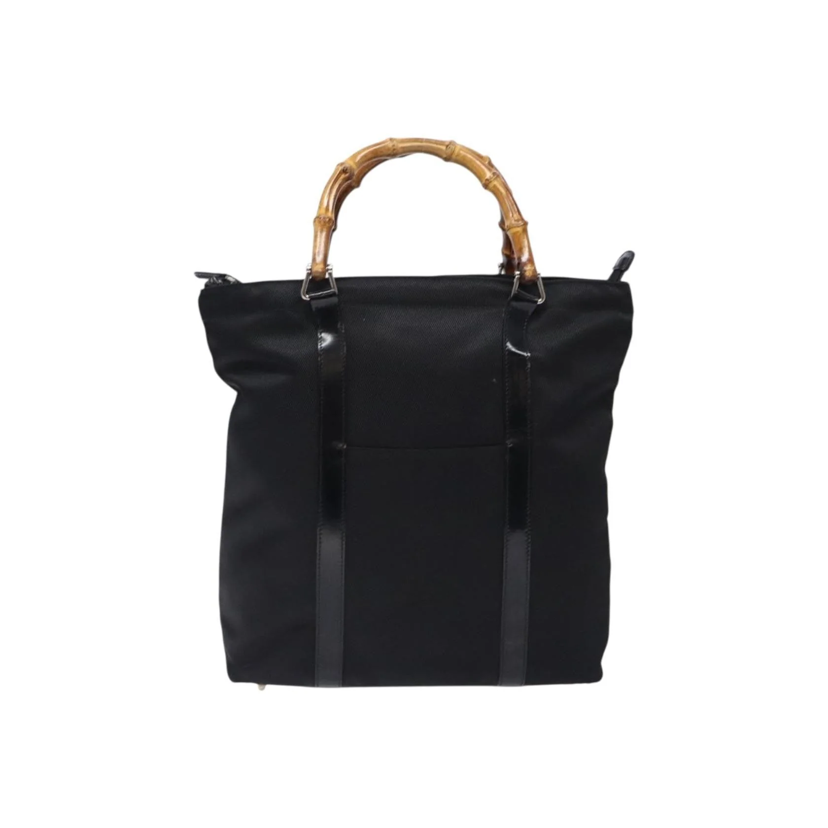 Tote Bag Gucci Vintage Bamboo - Black - Image 20