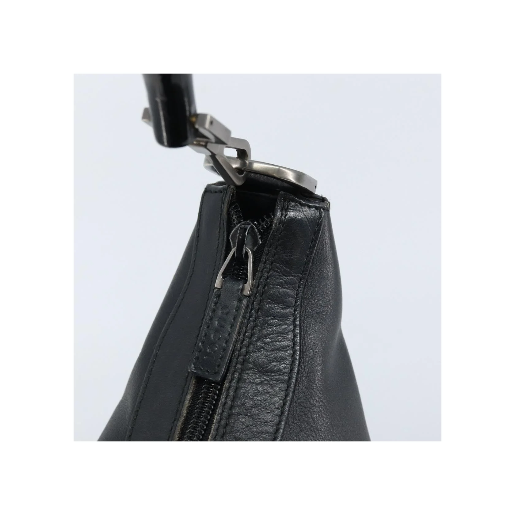 Sac Hobo Gucci Vintage Bamboo - Black - Image 12