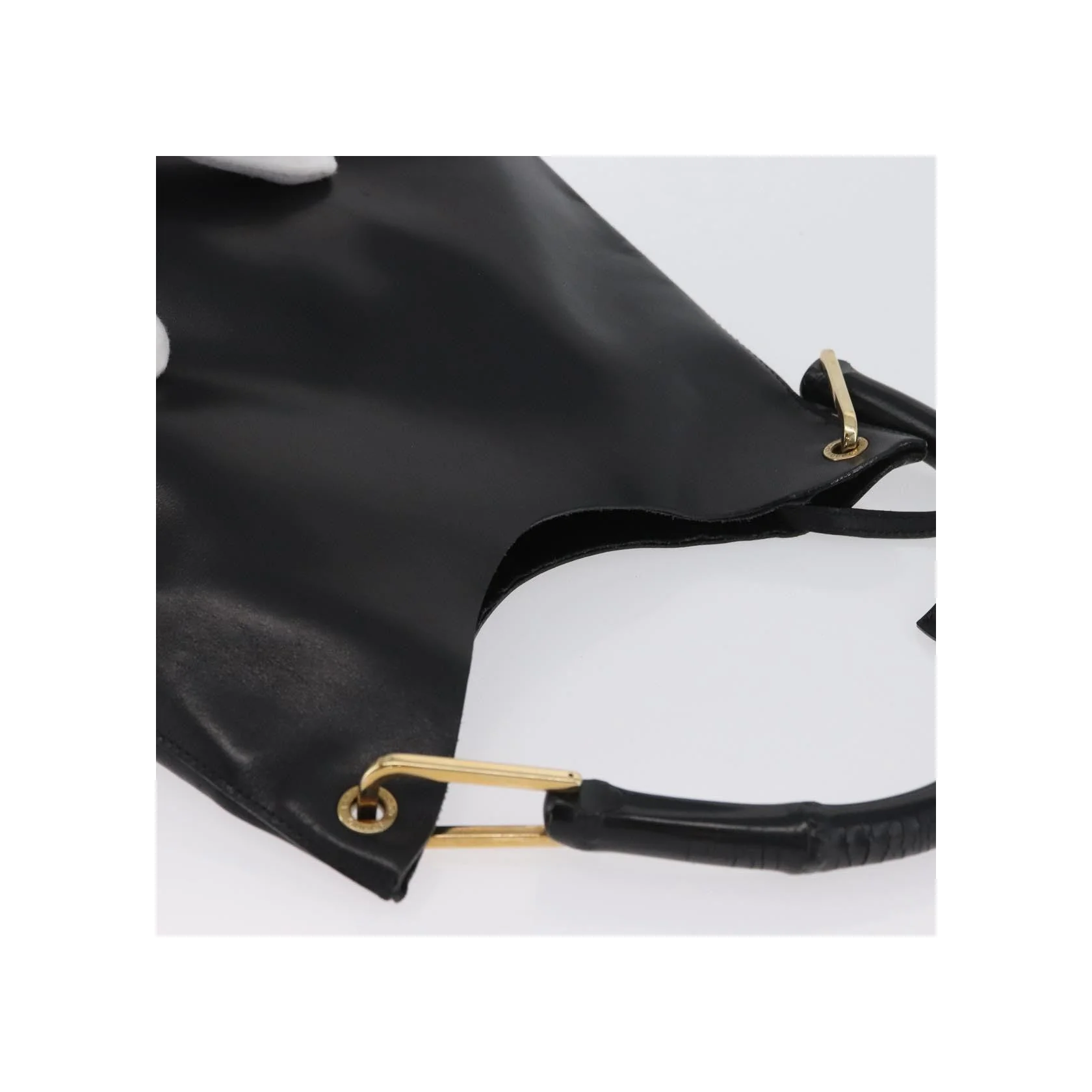 Sac Hobo Gucci Vintage Bamboo - Black - Image 6