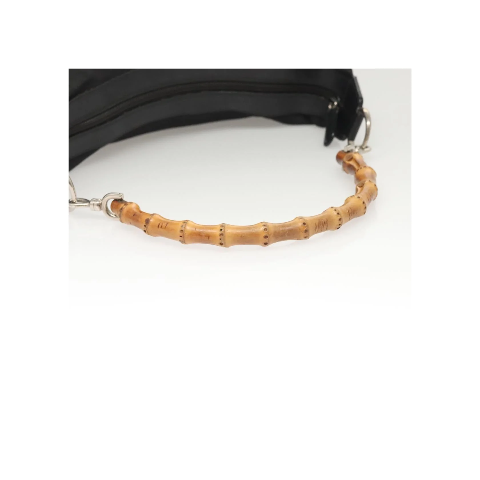 Sac Hobo Gucci Vintage Bamboo - Black - Image 8
