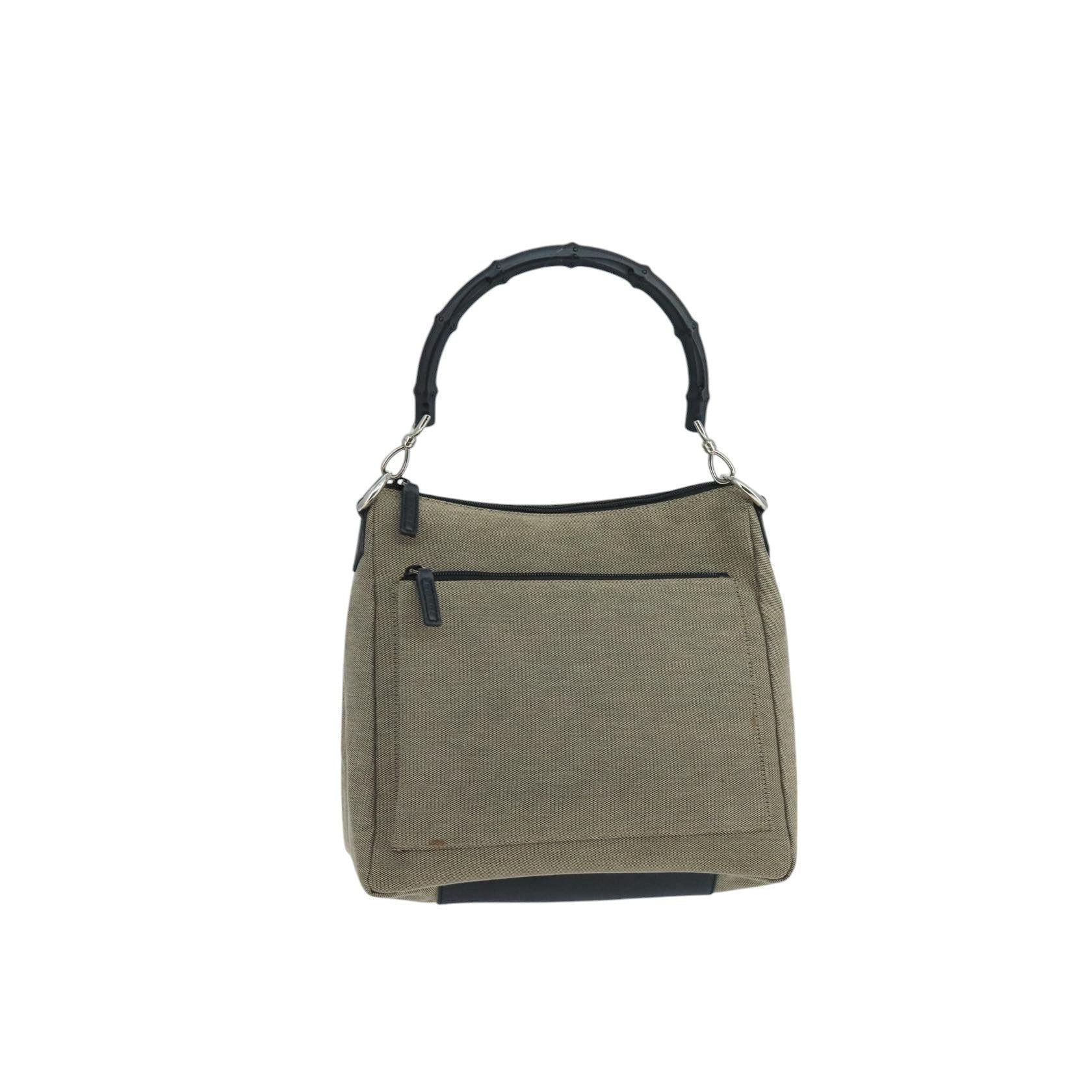 Sac À Bandoulière Gucci Vintage Bamboo - Beige - Image 14