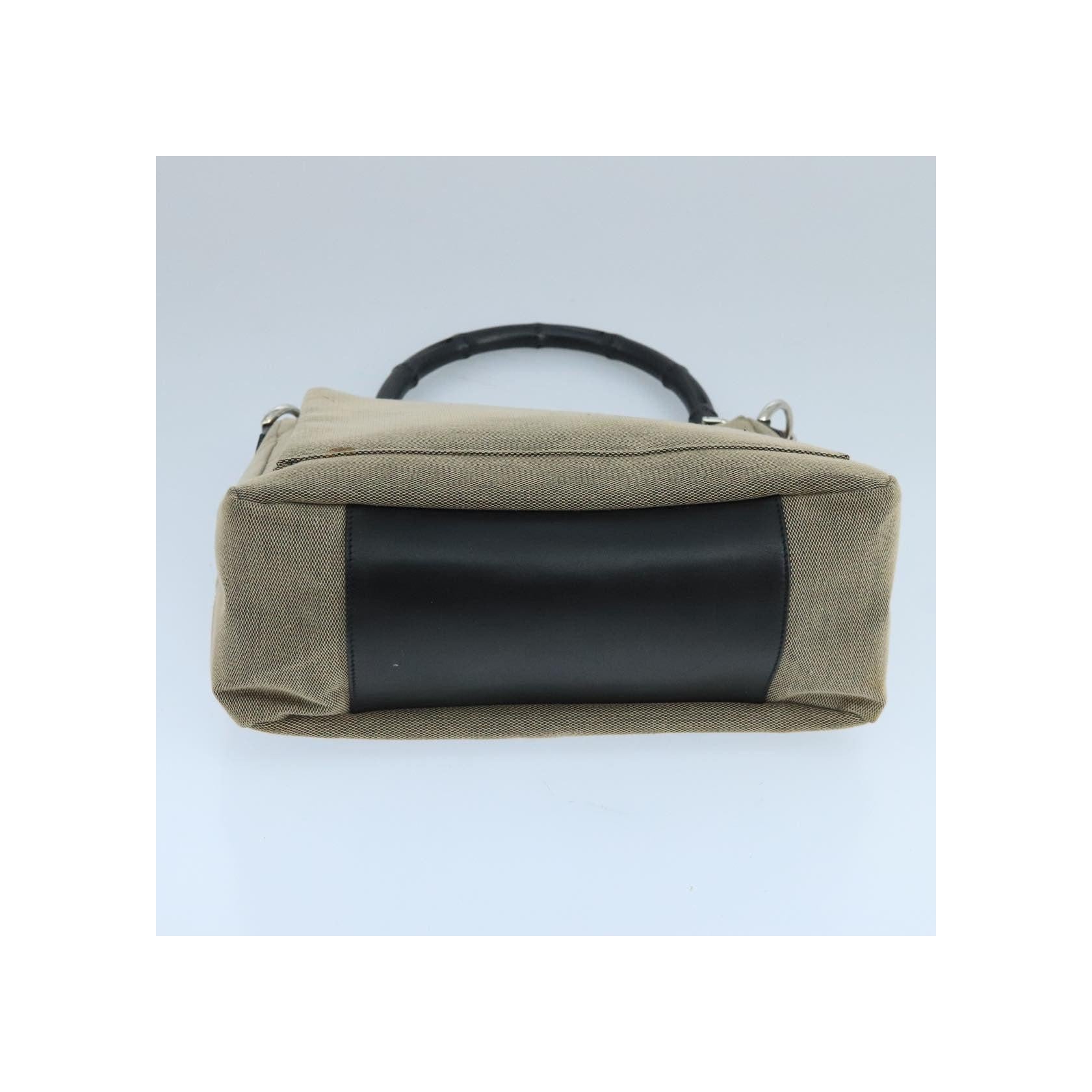 Sac À Bandoulière Gucci Vintage Bamboo - Beige - Image 15