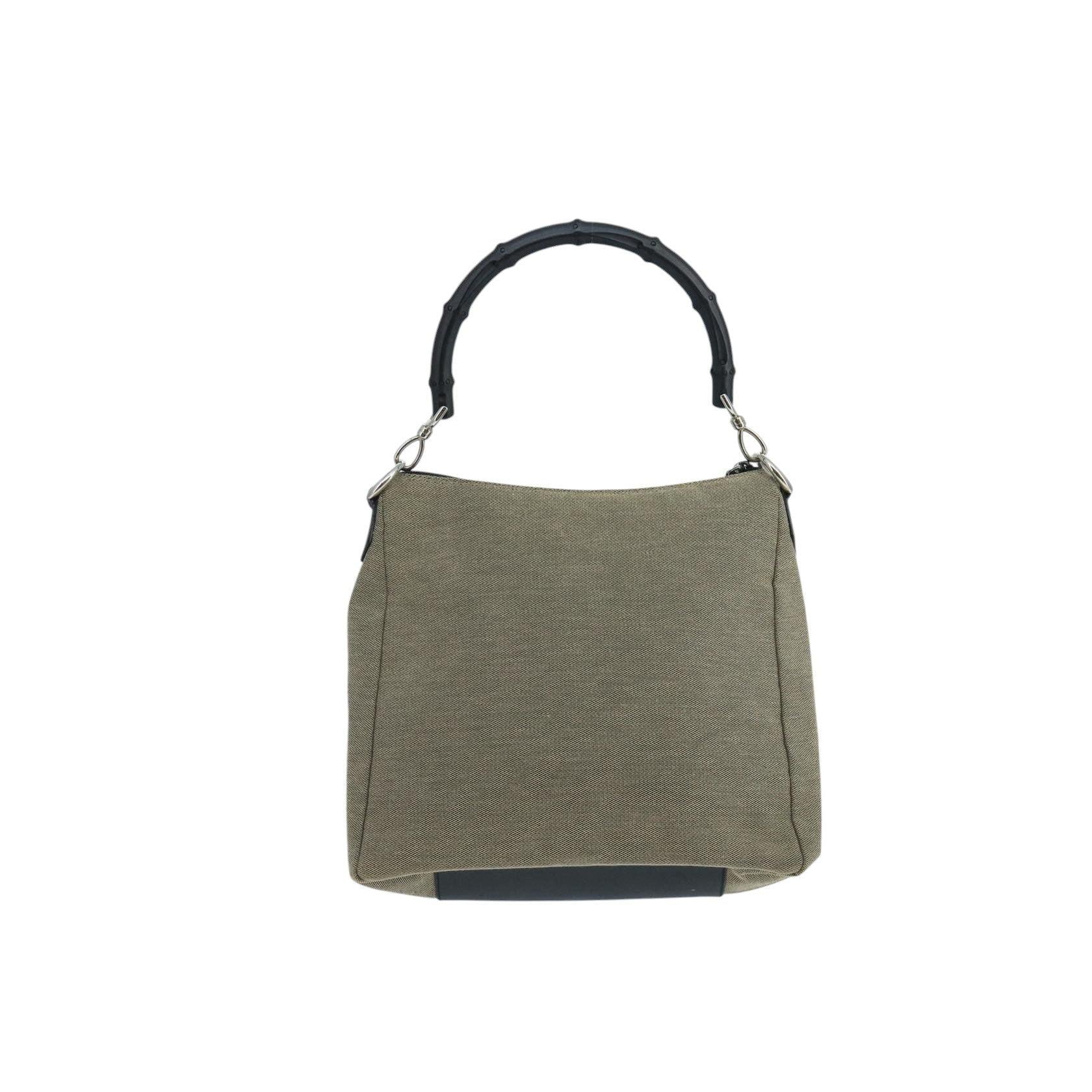 Sac À Bandoulière Gucci Vintage Bamboo - Beige - Image 2