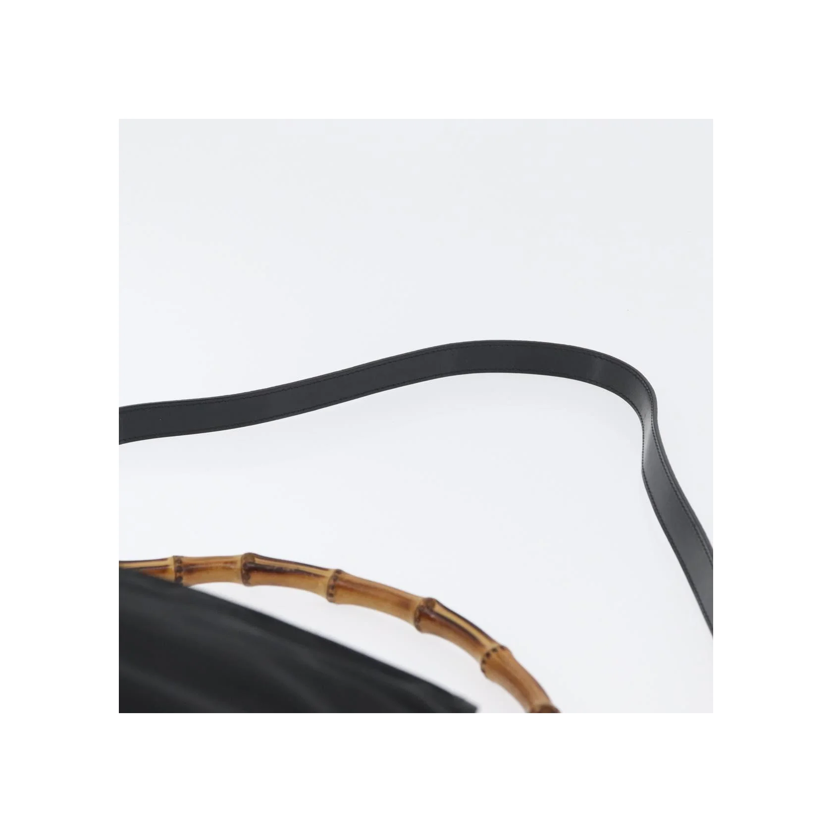 Sac À Bandoulière Gucci Vintage Bamboo - Black - Image 10