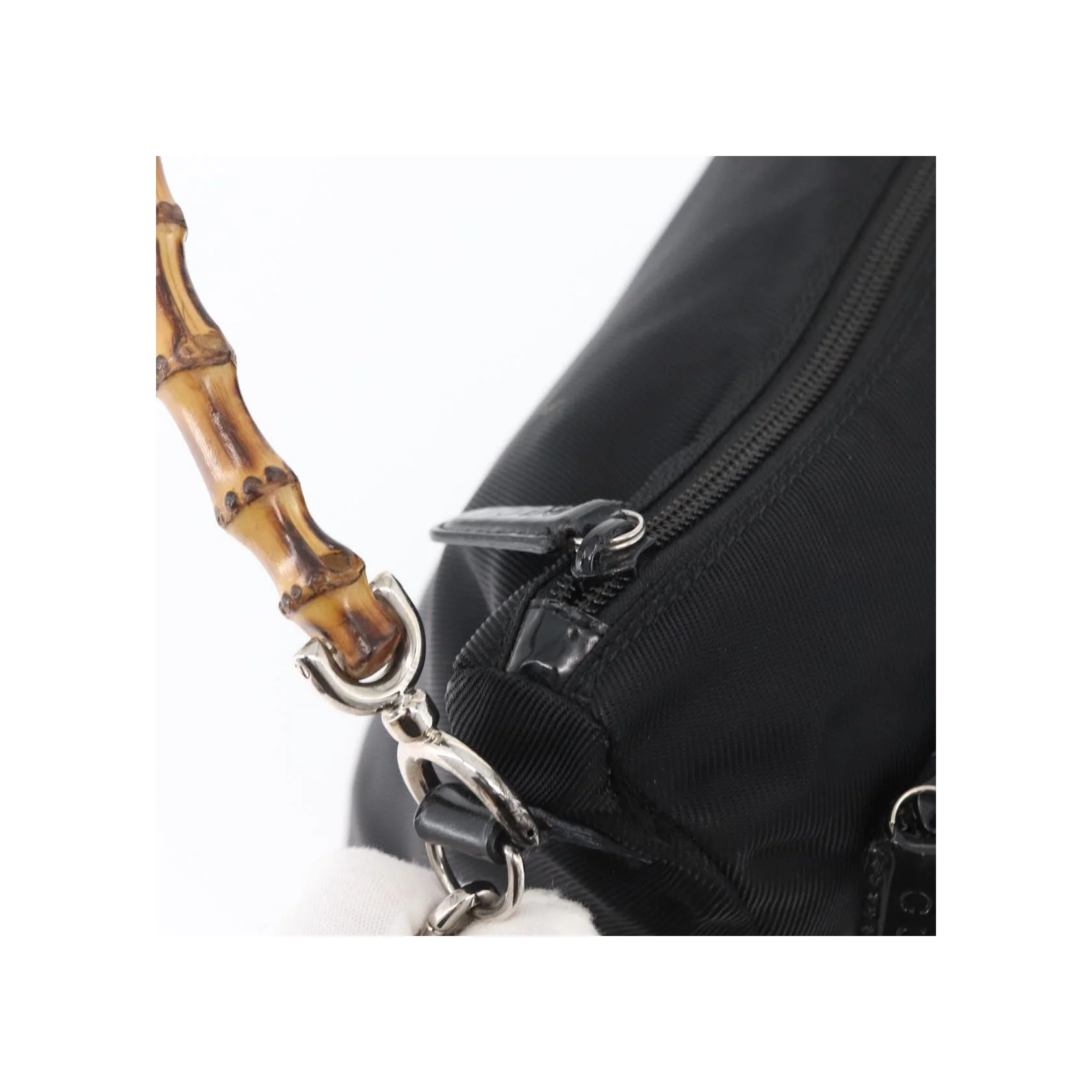 Sac À Bandoulière Gucci Vintage Bamboo - Black - Image 17
