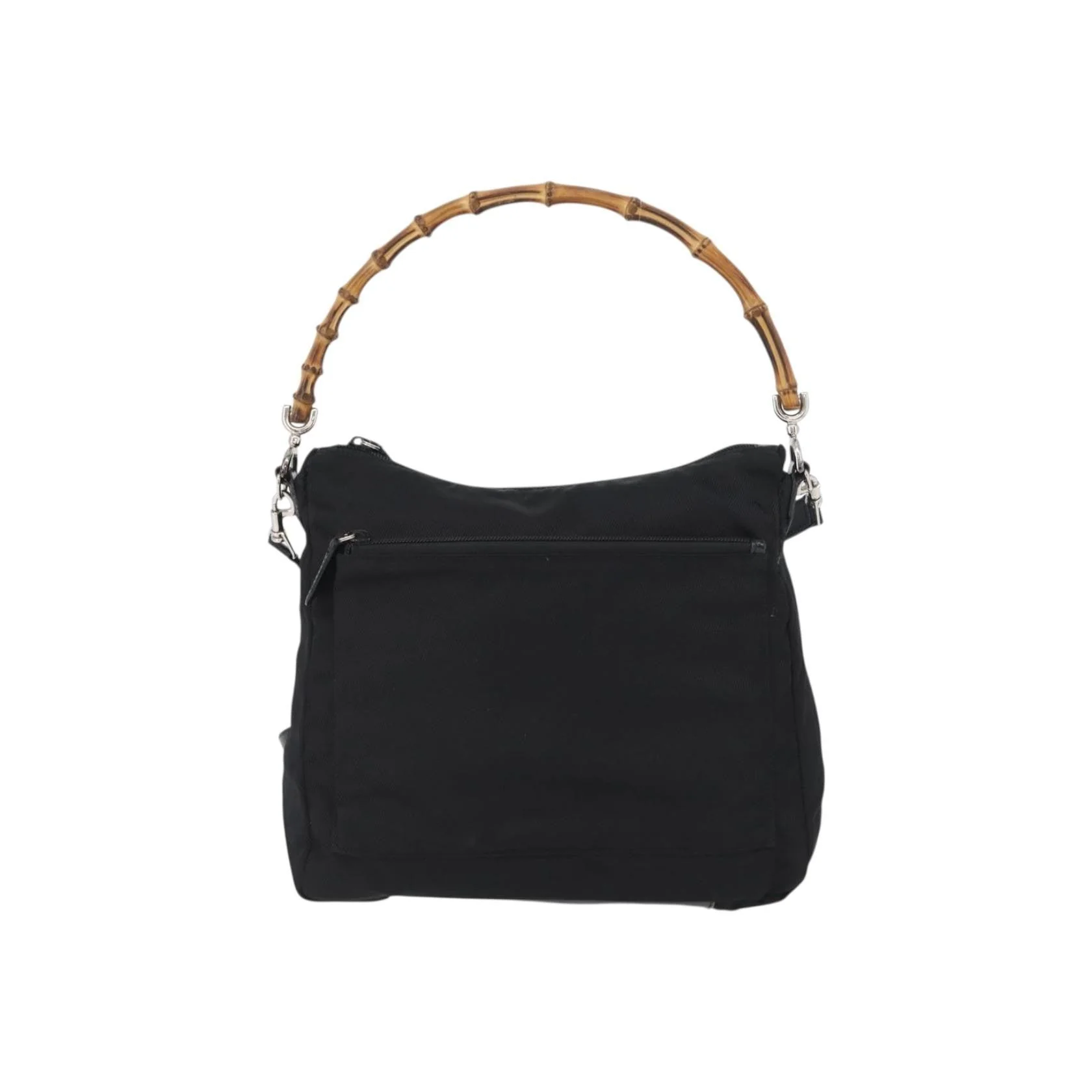 Sac À Bandoulière Gucci Vintage Bamboo - Black - Image 2