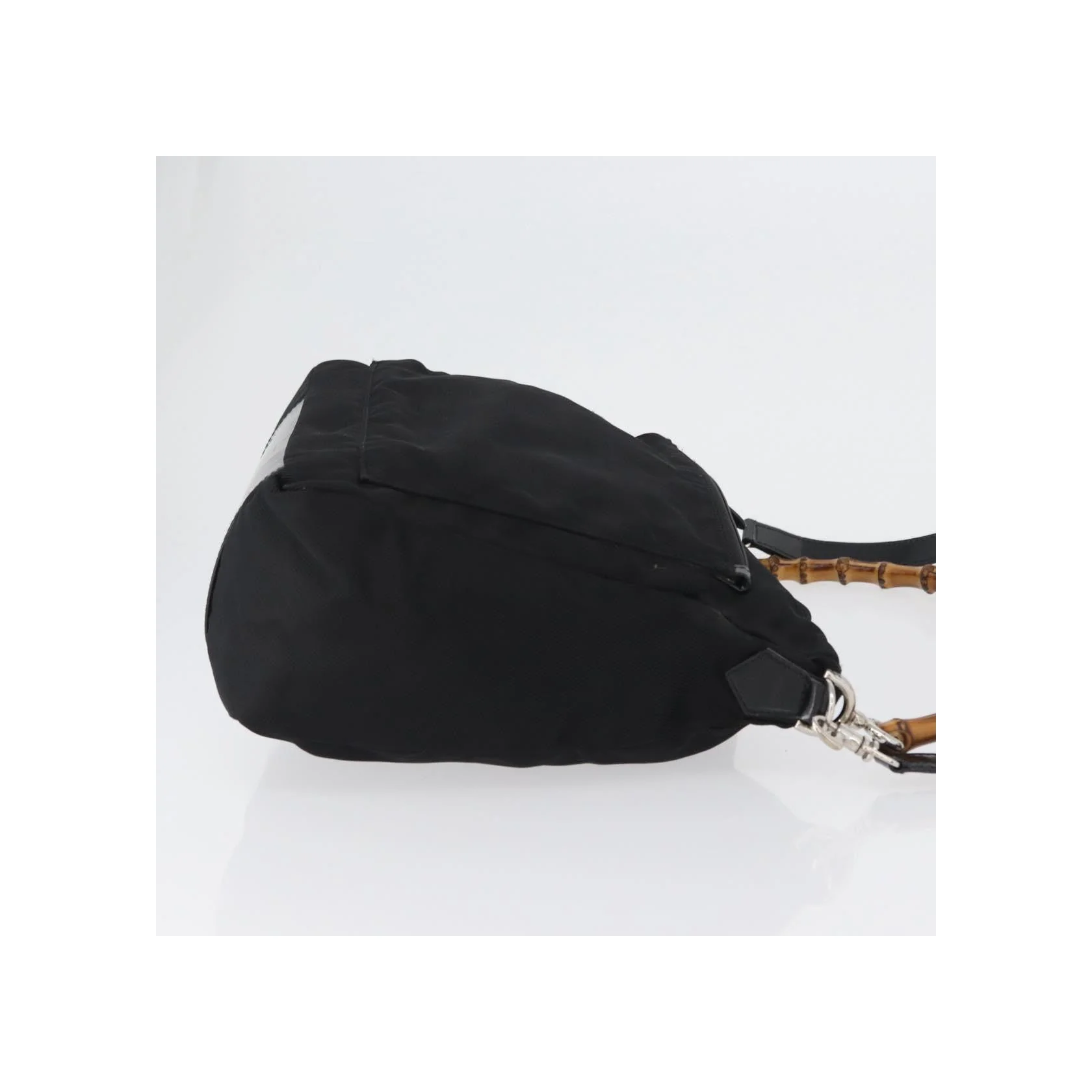 Sac À Bandoulière Gucci Vintage Bamboo - Black - Image 4
