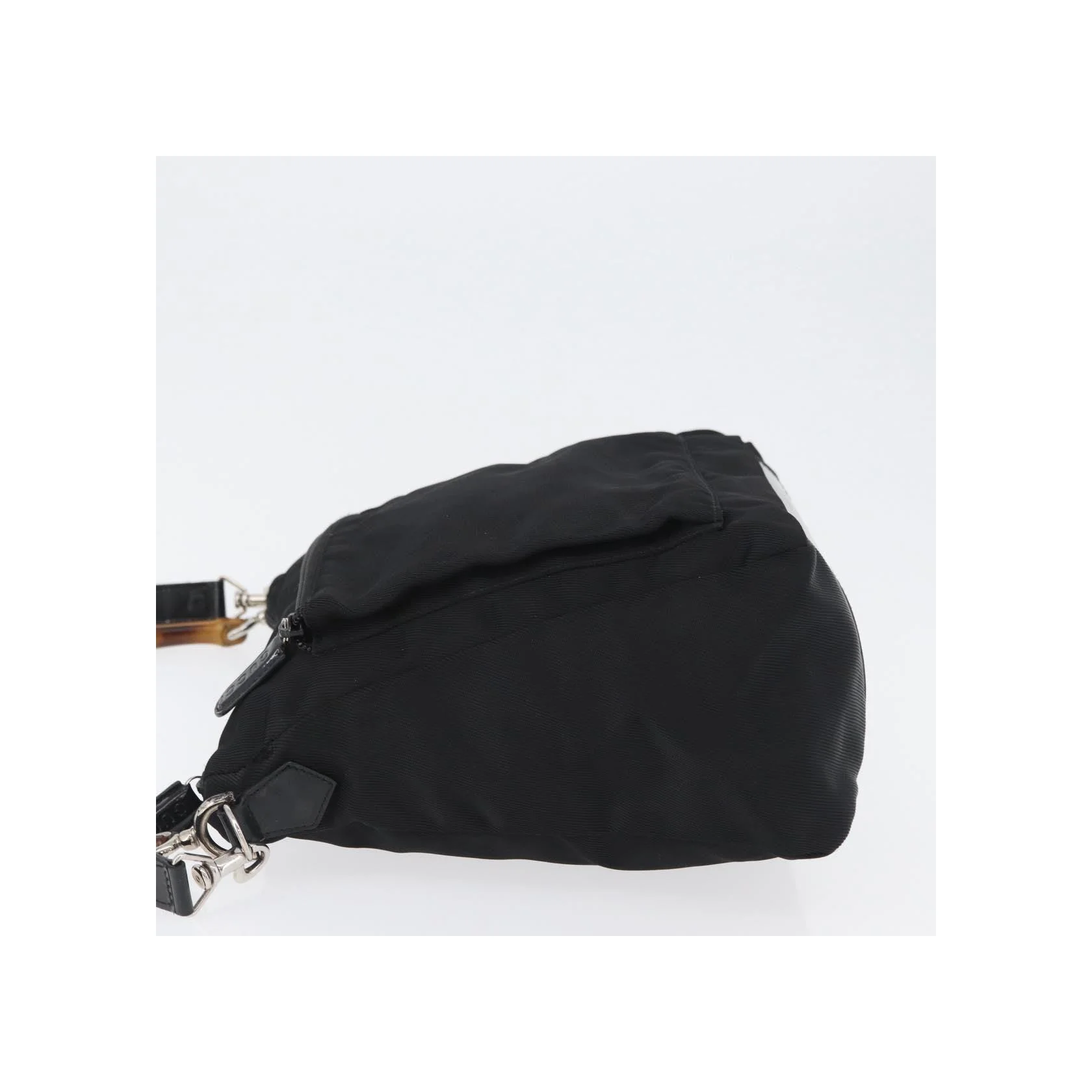 Sac À Bandoulière Gucci Vintage Bamboo - Black - Image 5