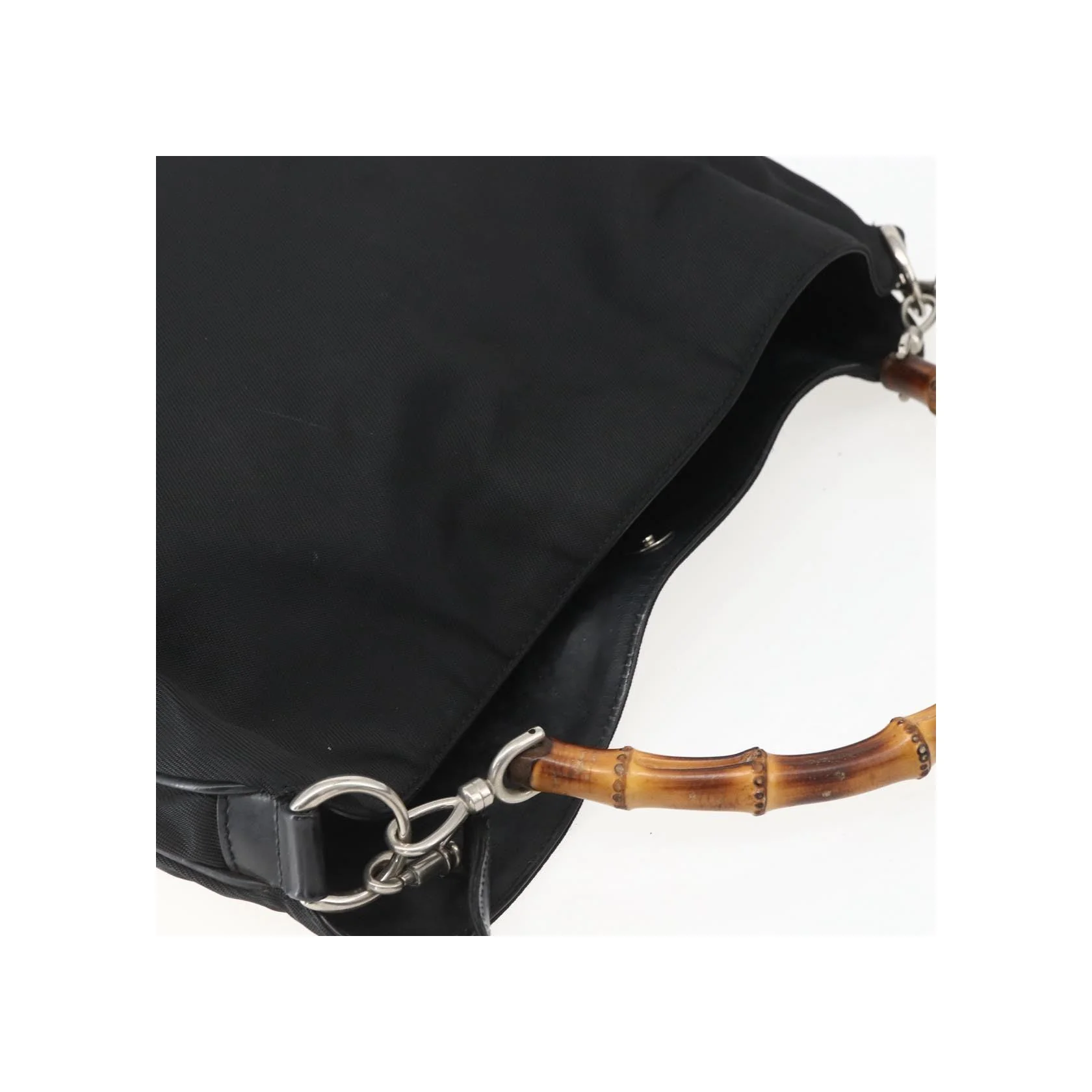 Sac À Bandoulière Gucci Vintage Bamboo - Black - Image 13