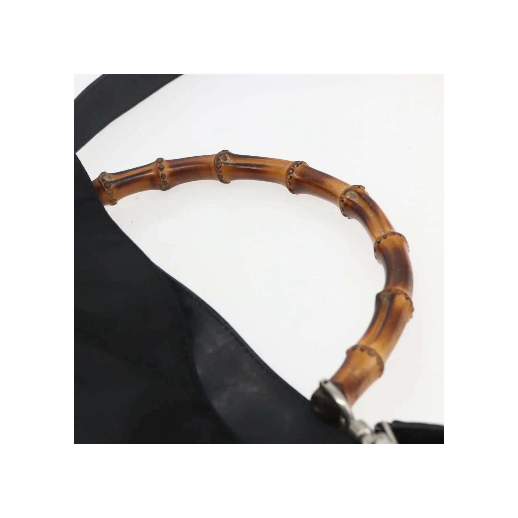 Sac À Bandoulière Gucci Vintage Bamboo - Black - Image 16