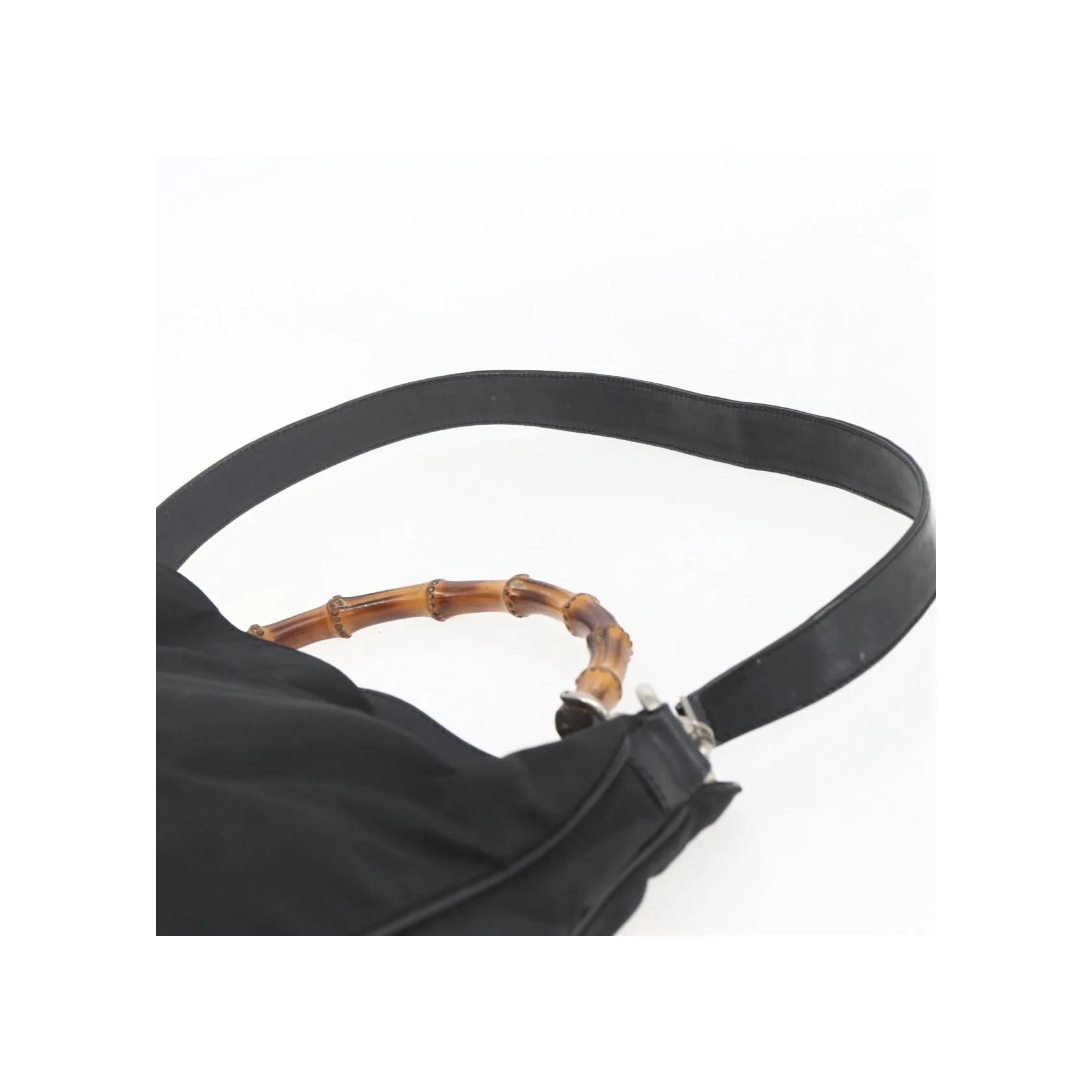 Sac À Bandoulière Gucci Vintage Bamboo - Black - Image 17