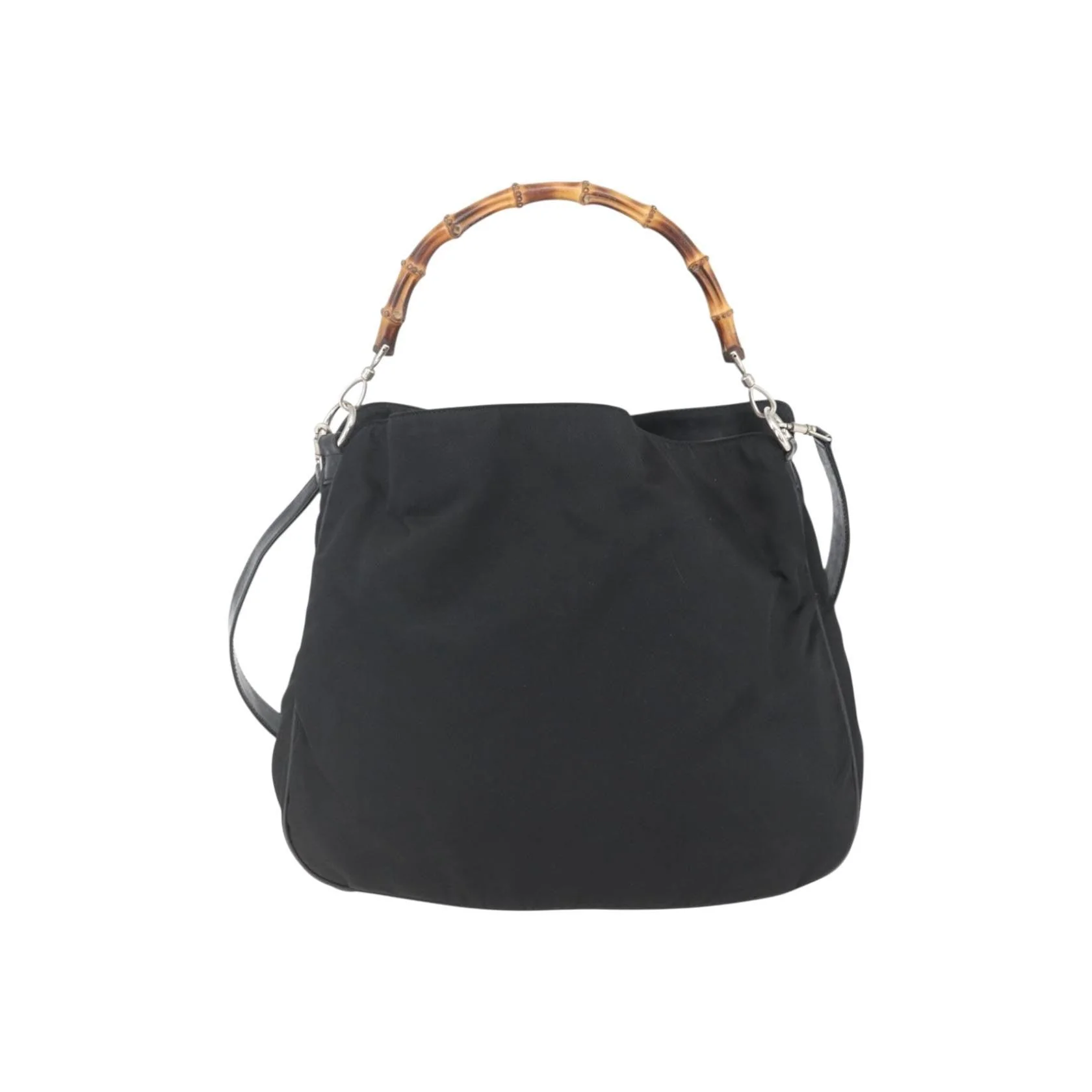 Sac À Bandoulière Gucci Vintage Bamboo - Black - Image 19