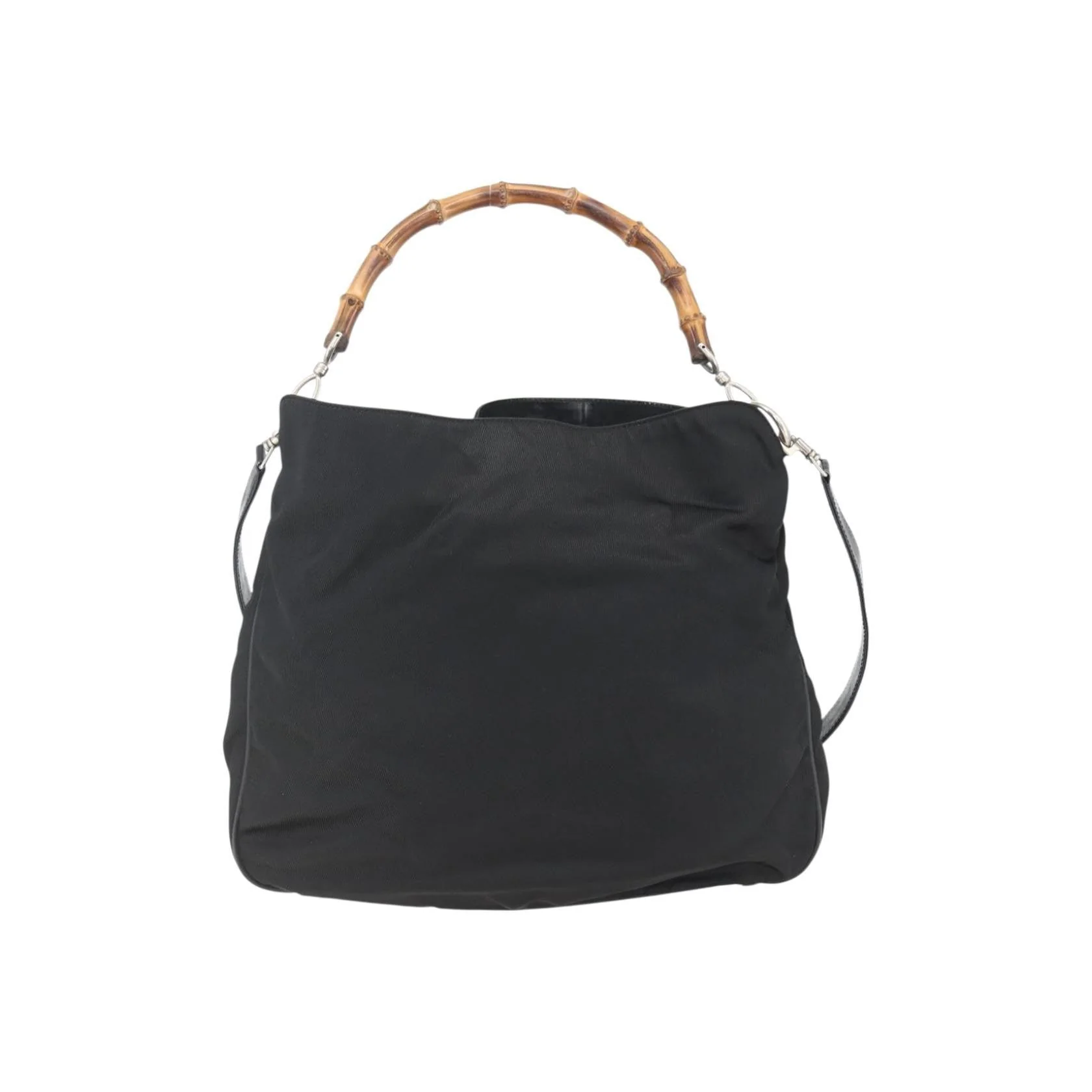 Sac À Bandoulière Gucci Vintage Bamboo - Black - Image 2