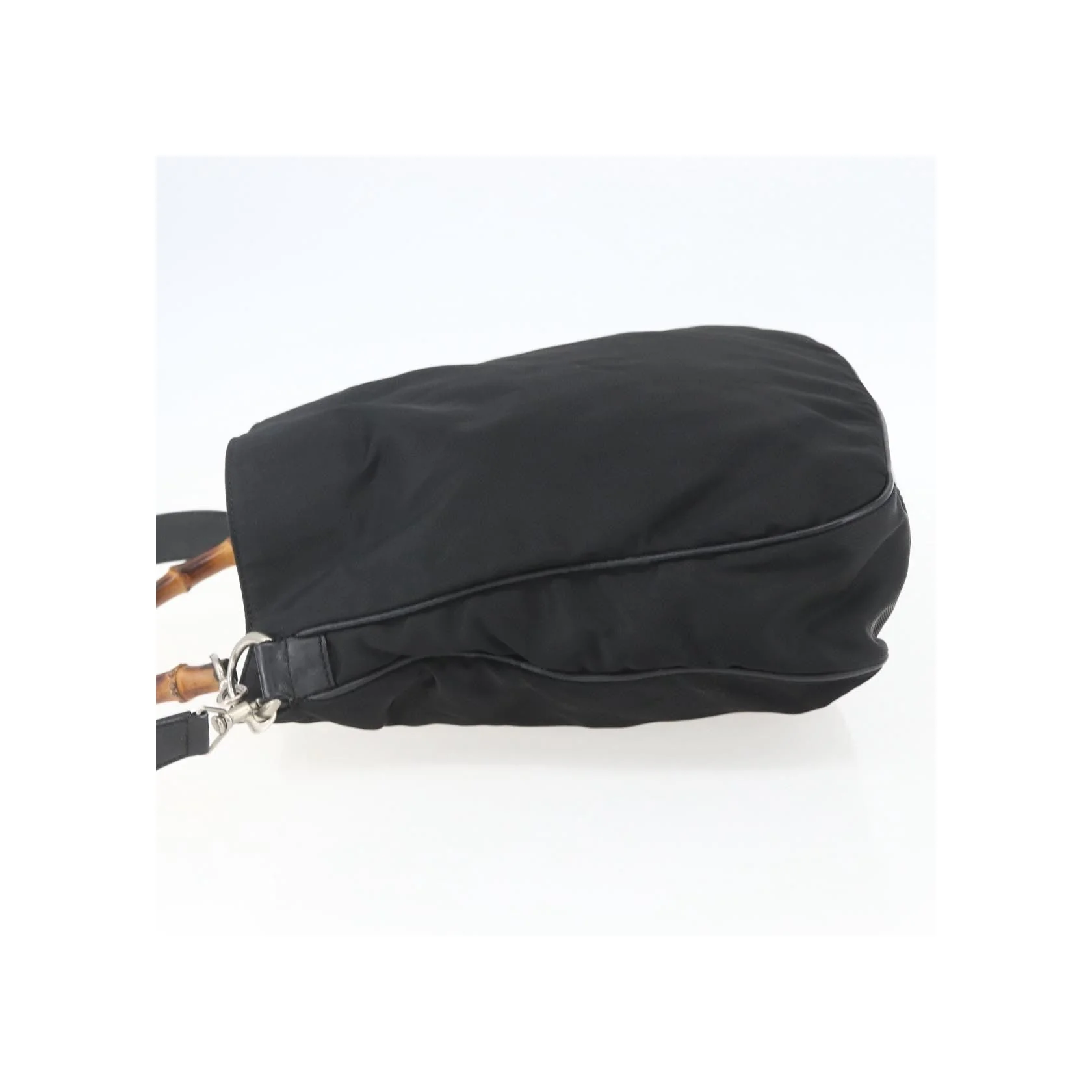 Sac À Bandoulière Gucci Vintage Bamboo - Black - Image 3