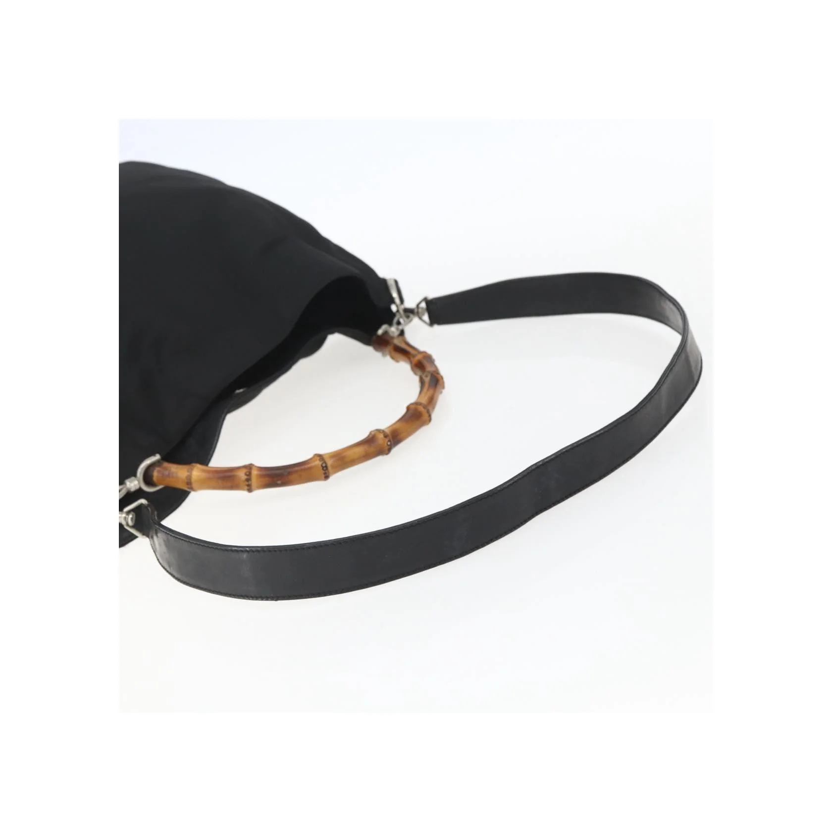 Sac À Bandoulière Gucci Vintage Bamboo - Black - Image 8
