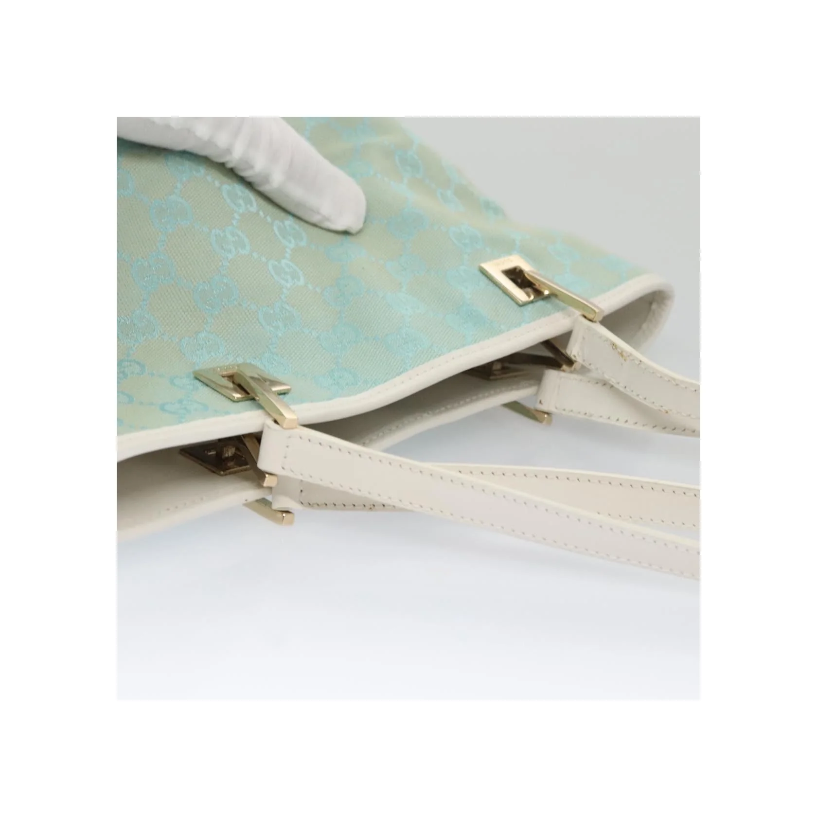 Tote Shopping Seau Gucci Vintage - Blue - Image 17