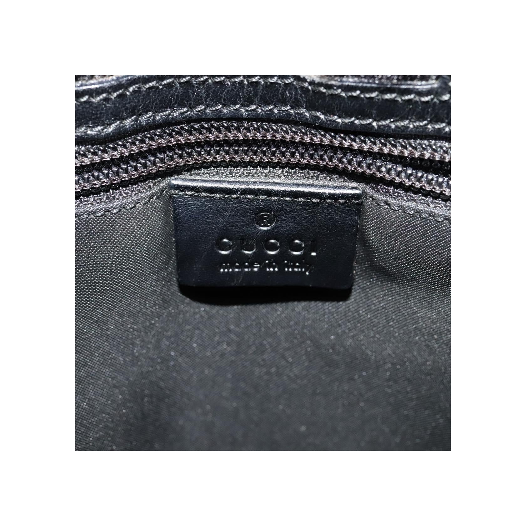 Sac Messager Plat Gucci Vintage - Black - Image 6