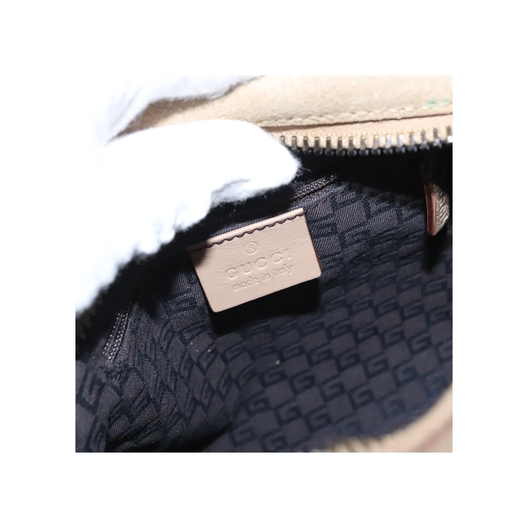 Sac À Main Gucci Vintage - Beige - Image 6
