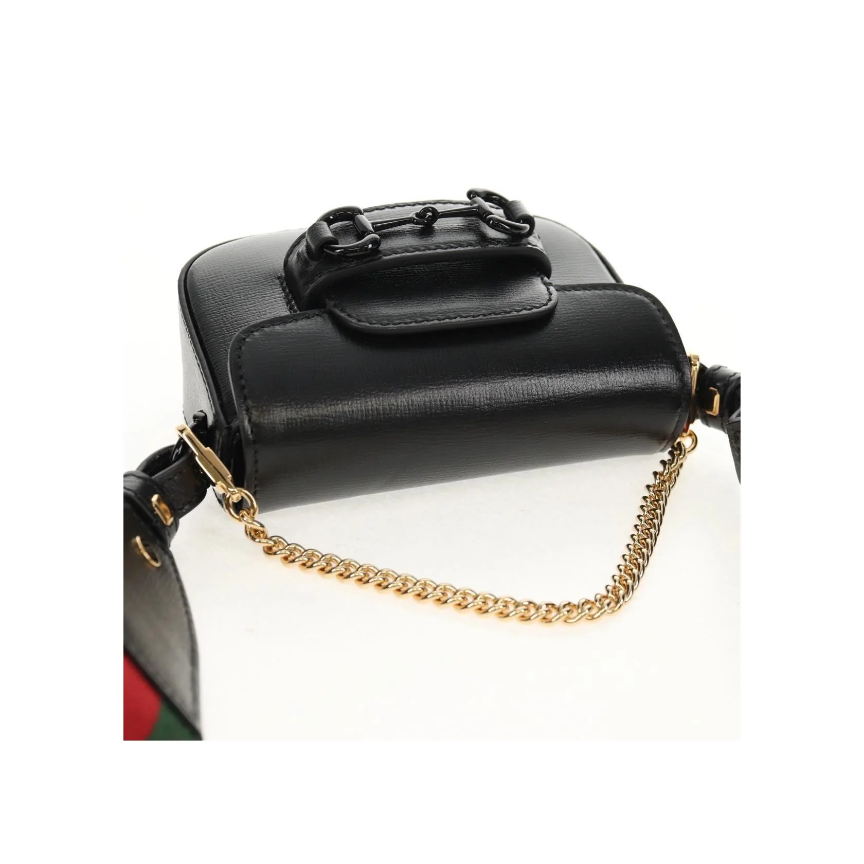 Sac À Bandoulière Gucci Vintage Horsebit - Black - Image 12
