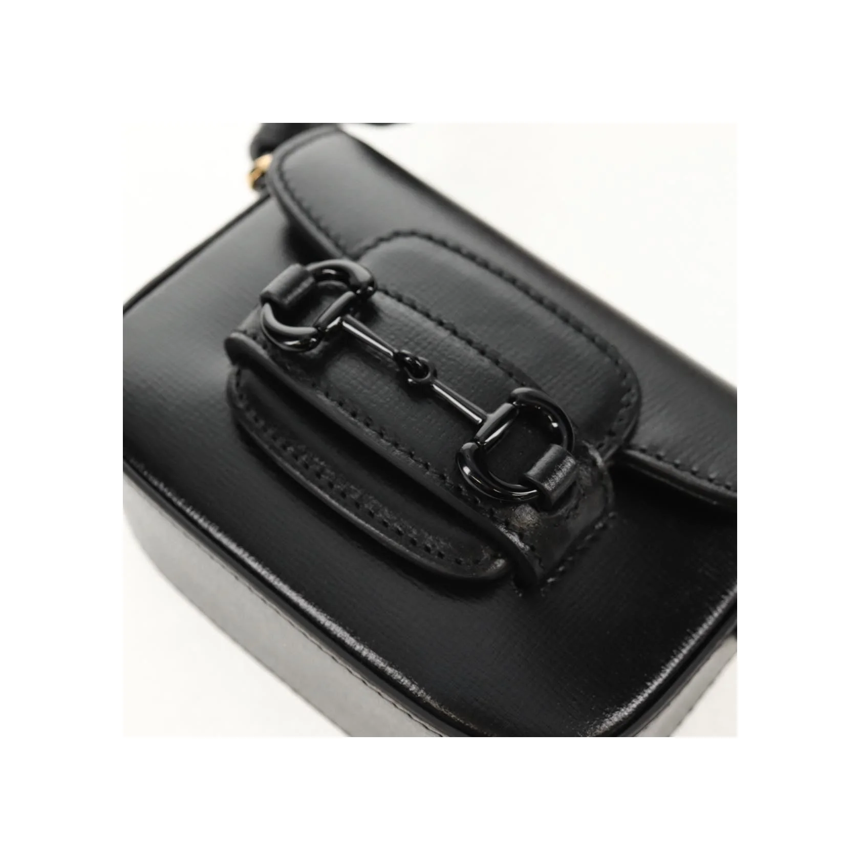 Sac À Bandoulière Gucci Vintage Horsebit - Black - Image 18