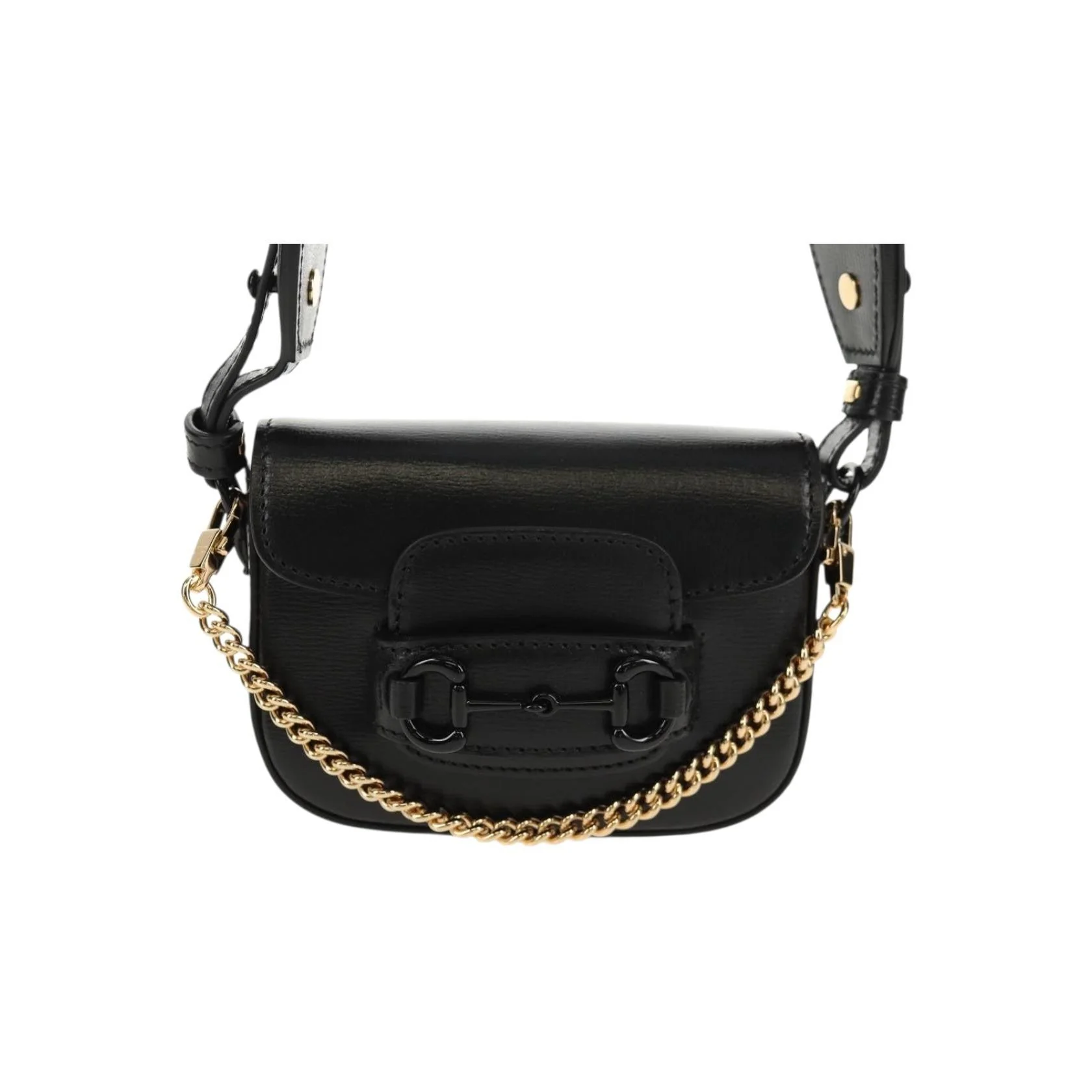 Sac À Bandoulière Gucci Vintage Horsebit - Black - Image 24