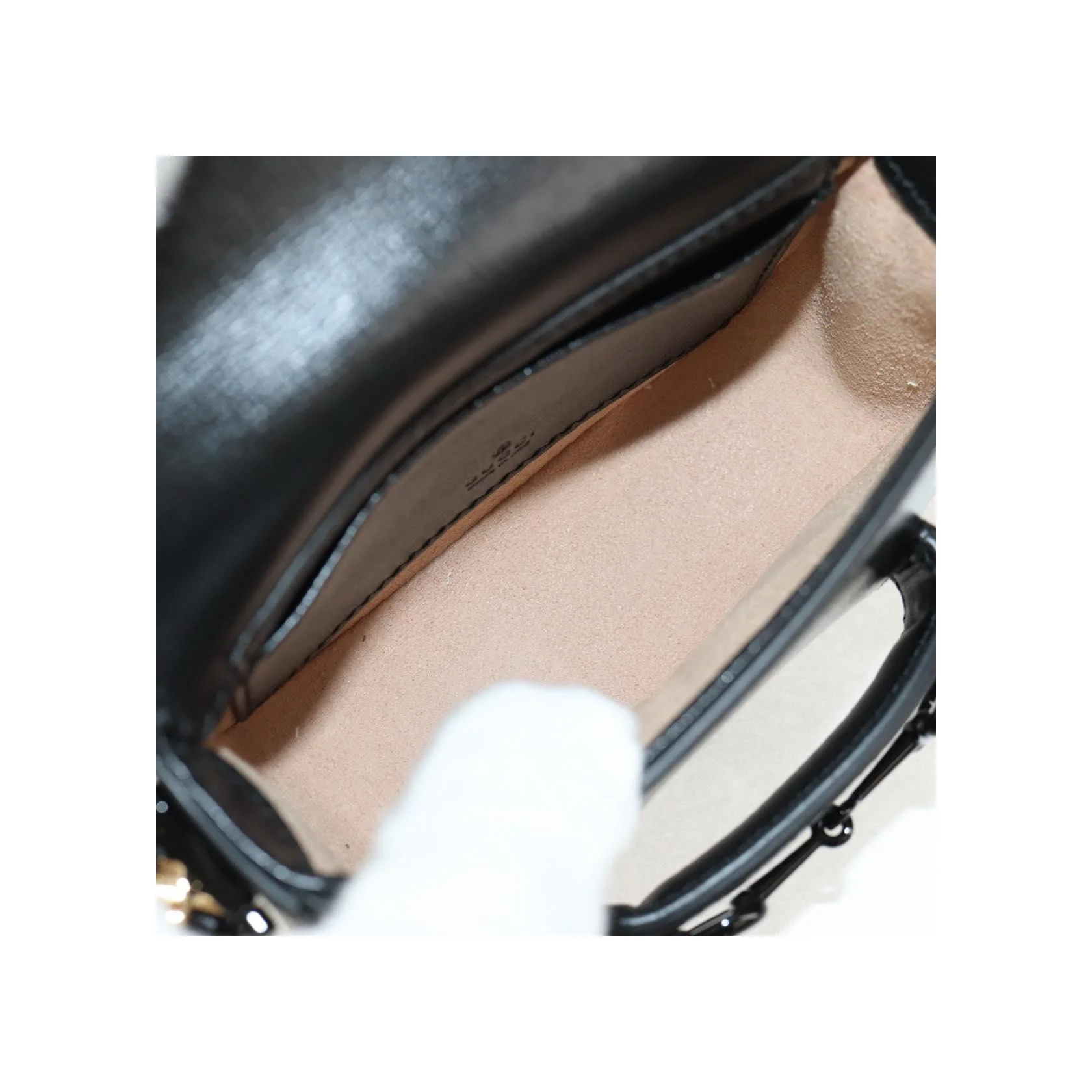 Sac À Bandoulière Gucci Vintage Horsebit - Black - Image 5