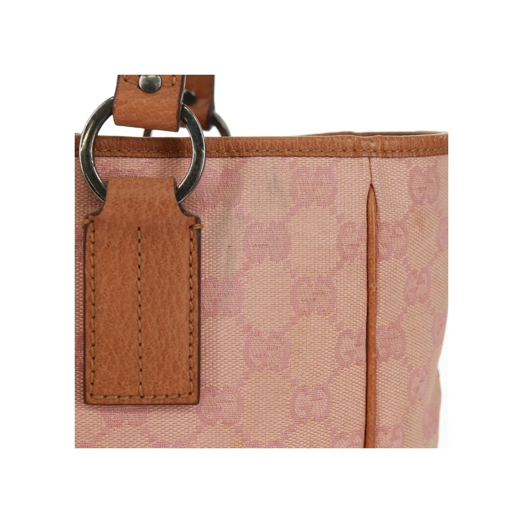 Tote Ouvert Gucci Vintage - Pink - Image 13