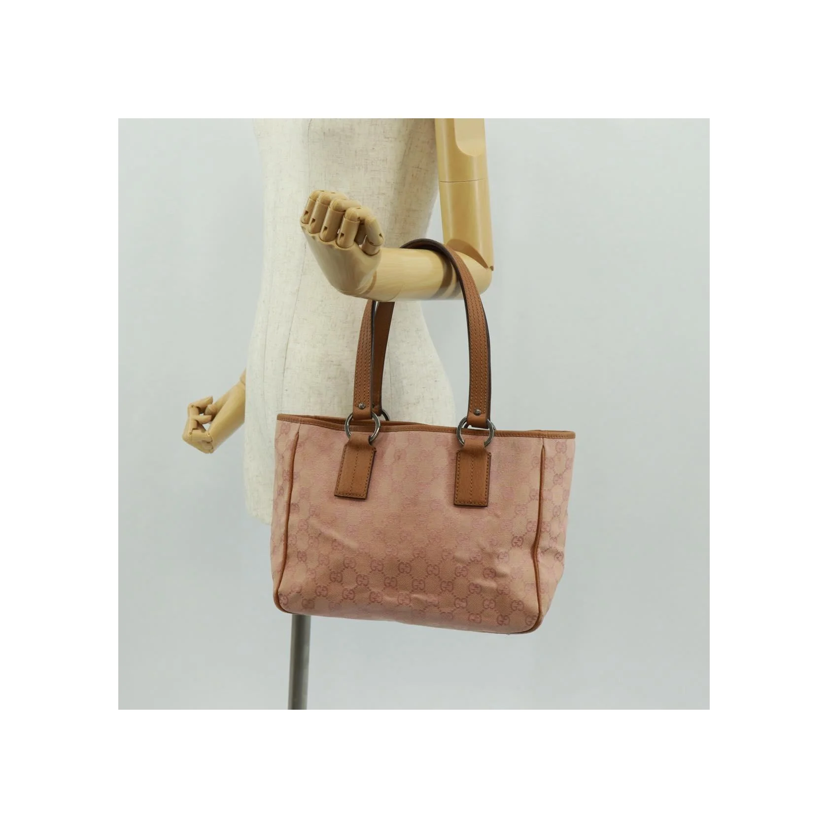 Tote Ouvert Gucci Vintage - Pink - Image 14