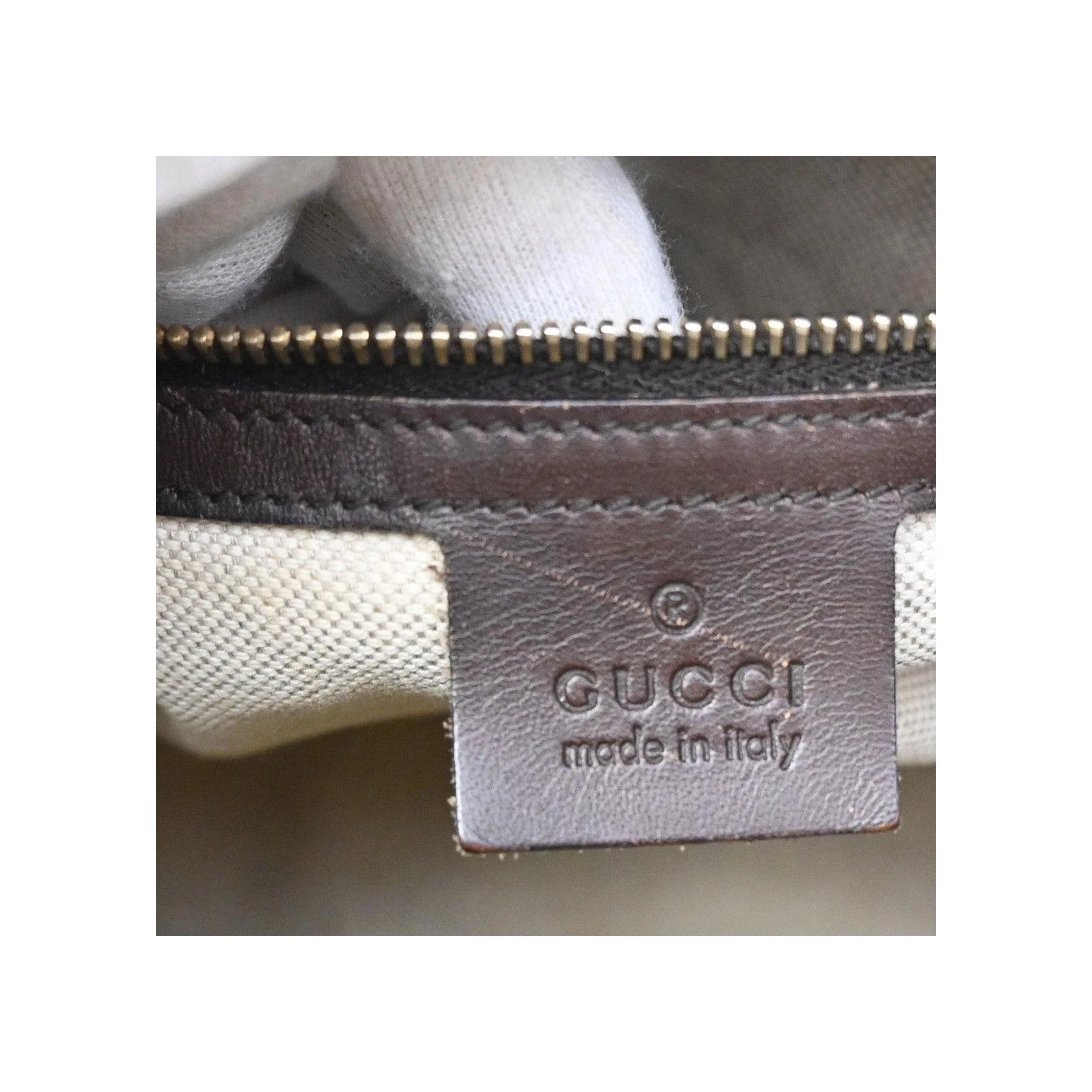 Sac Boston Gucci Vintage Web - Brown - Image 6