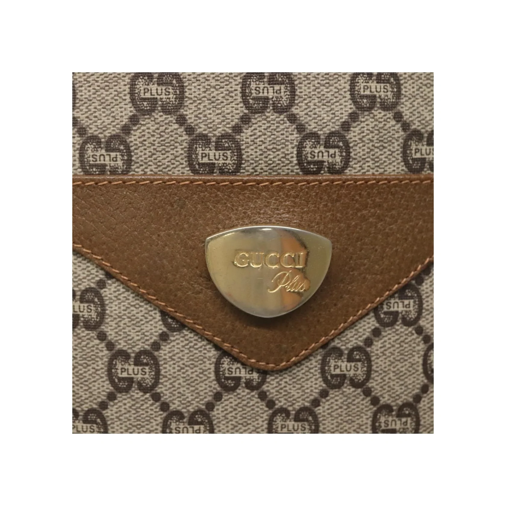Tote Bag Gucci Vintage Web Strap - Beige - Image 12