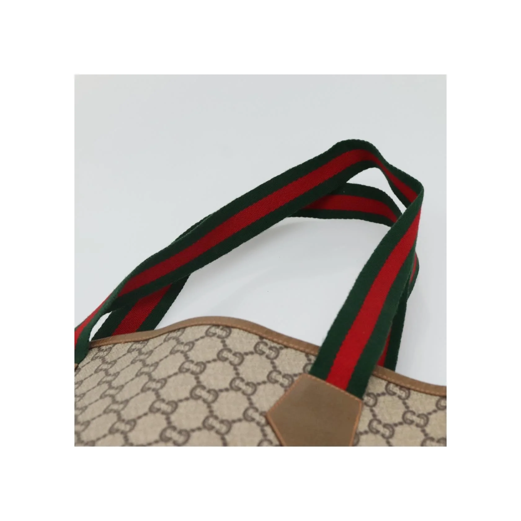 Tote Bag Gucci Vintage Web Strap - Beige - Image 16