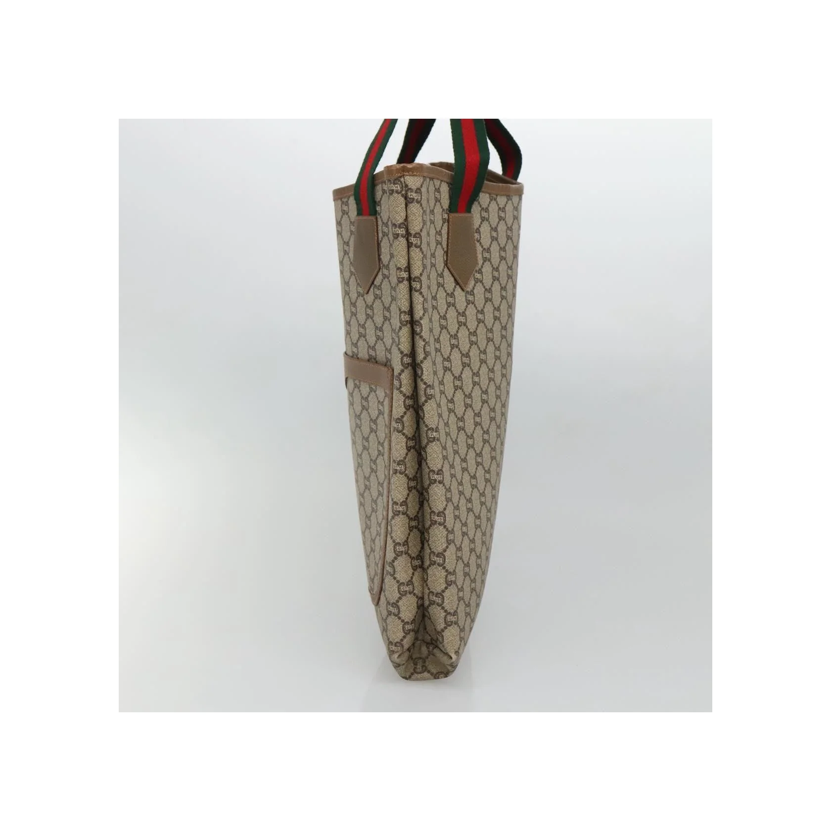 Tote Bag Gucci Vintage Web Strap - Beige - Image 4