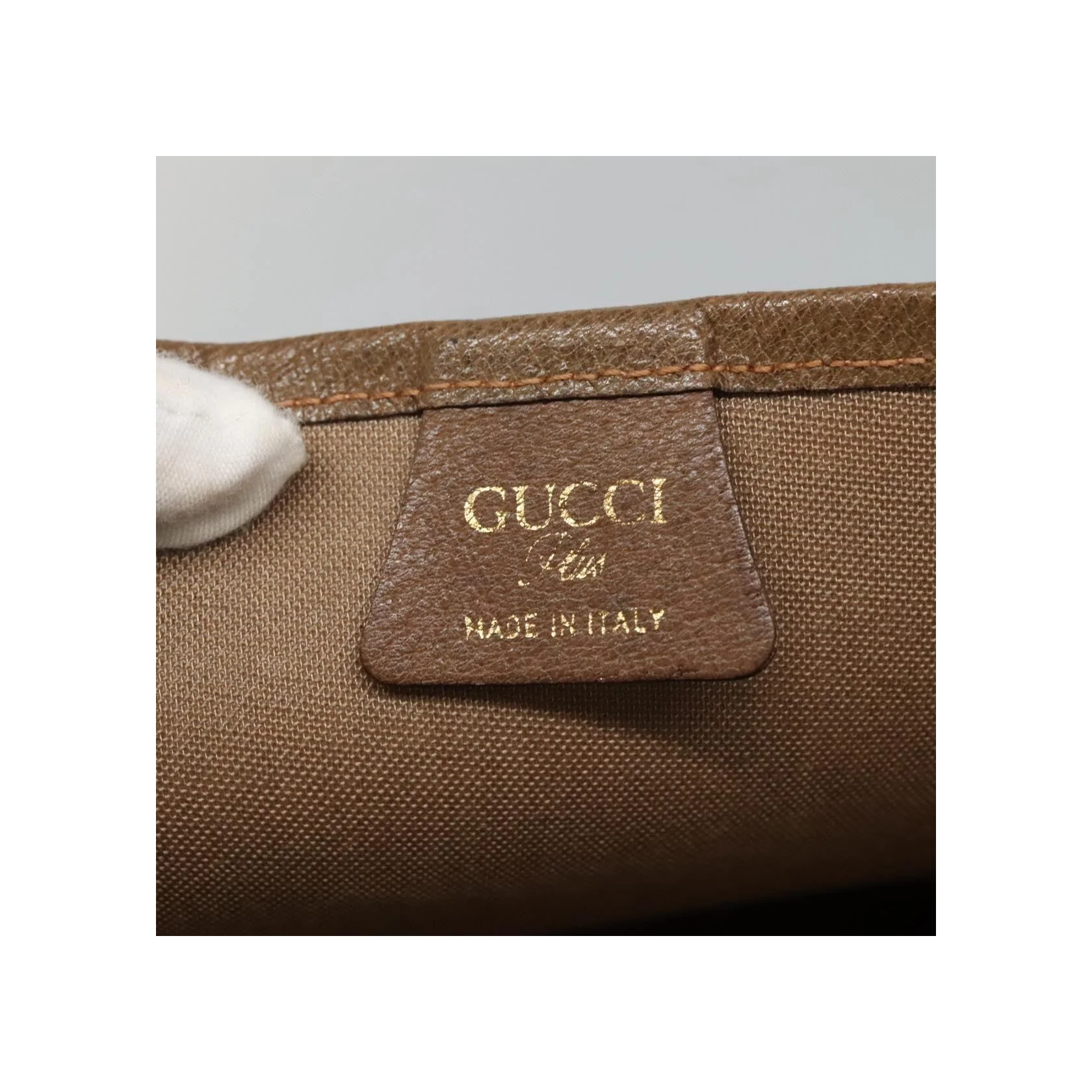 Tote Bag Gucci Vintage Web Strap - Beige - Image 6