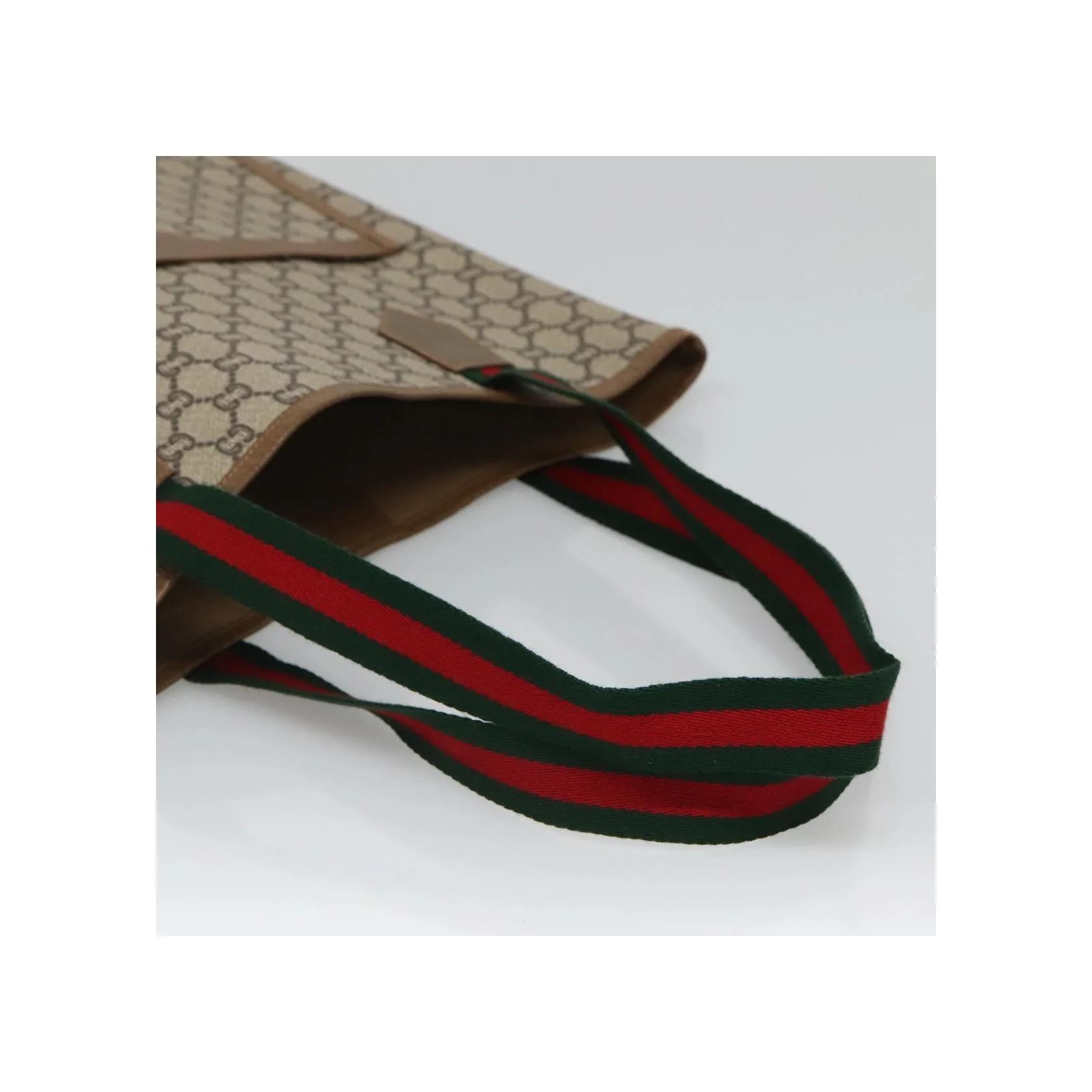 Tote Bag Gucci Vintage Web Strap - Beige - Image 7