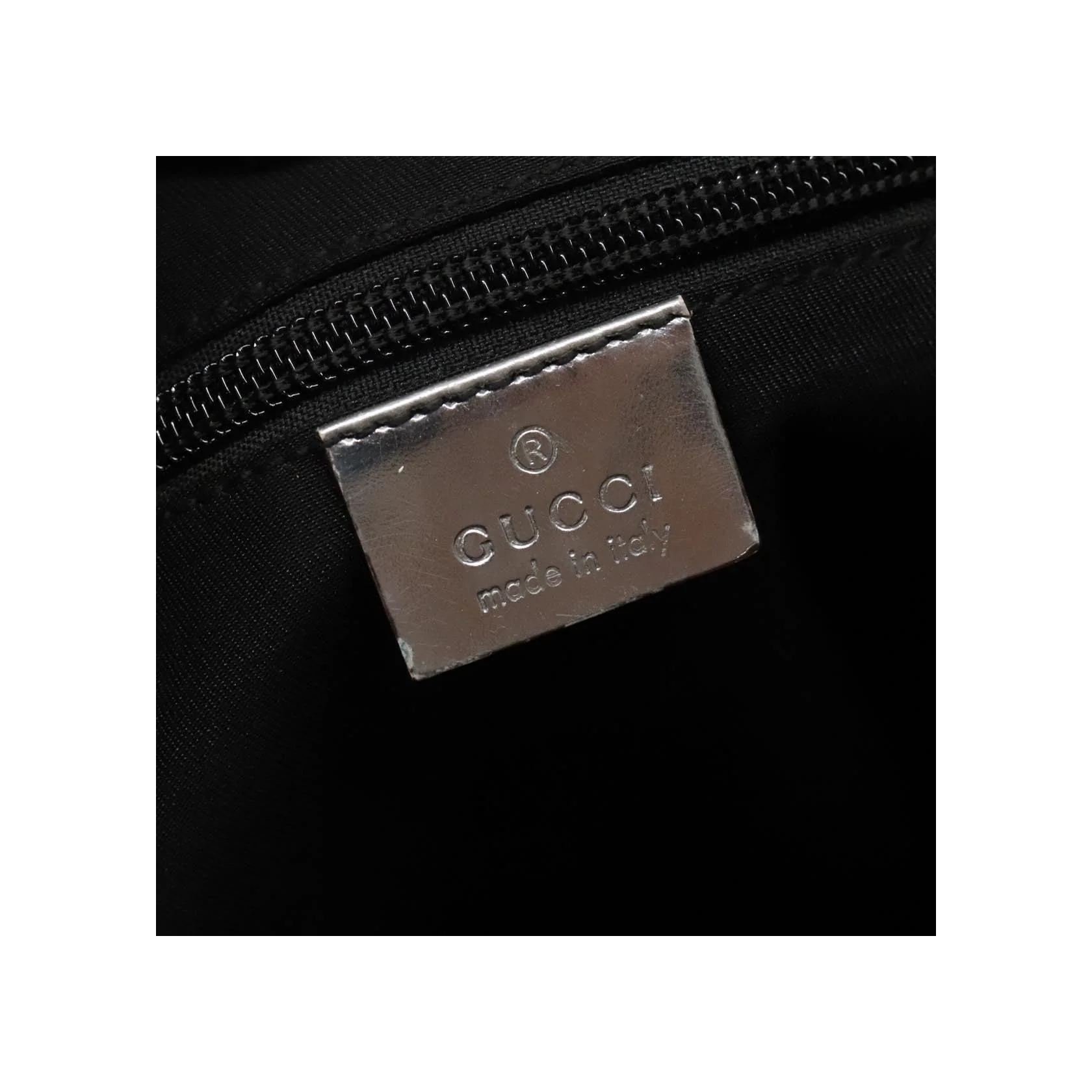 Sac Messager Zippé Gucci - Silver - Image 6