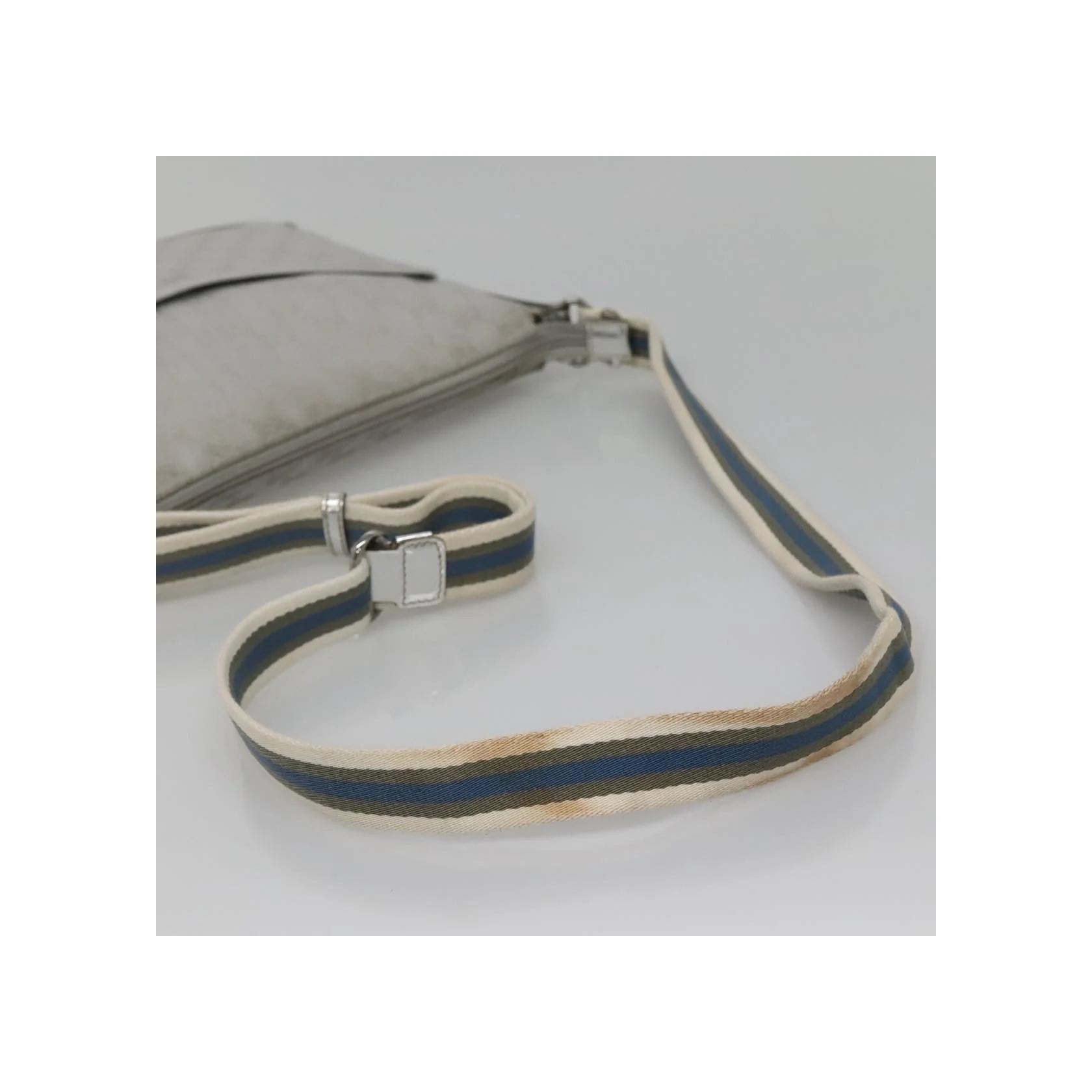 Sac Messager Zippé Gucci - Silver - Image 8