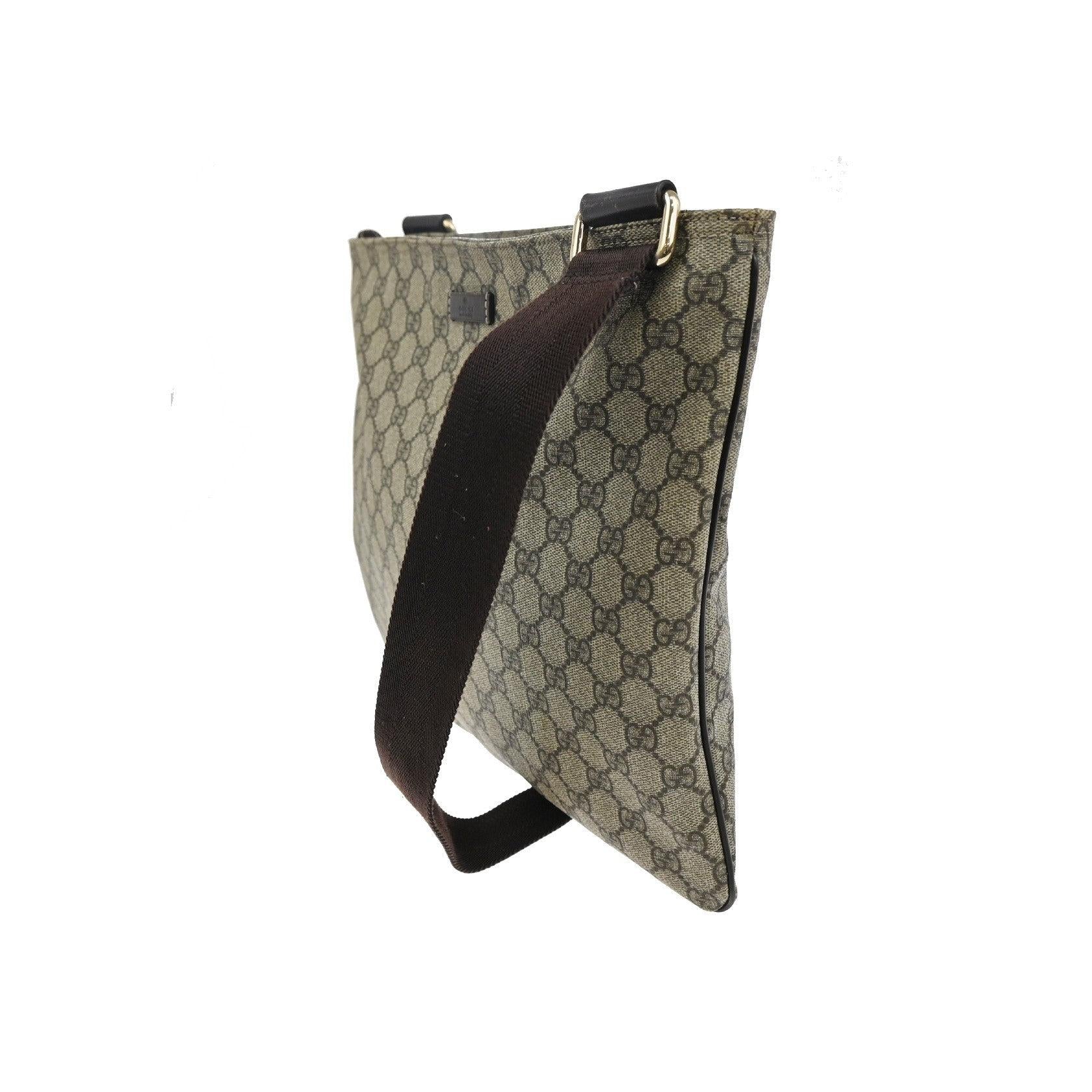 Sac Messager Zippé Gucci - Brown - Image 2