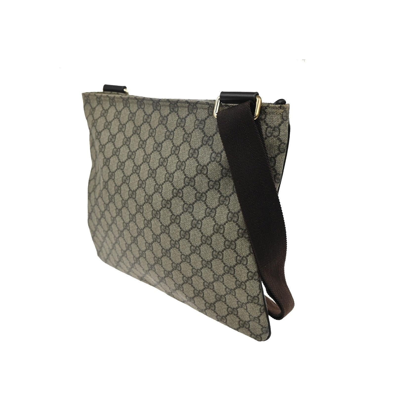 Sac Messager Zippé Gucci - Brown - Image 3