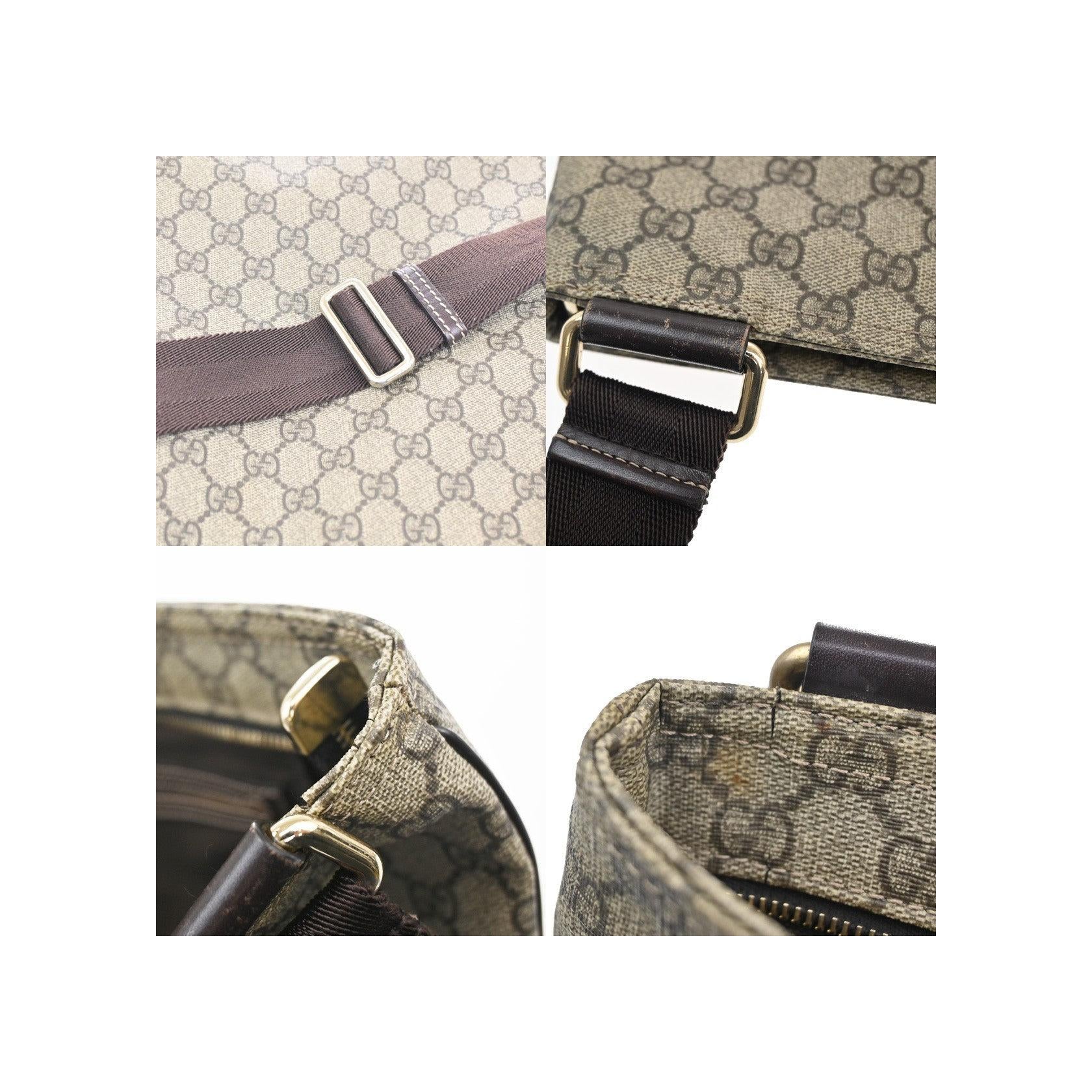 Sac Messager Zippé Gucci - Brown - Image 9
