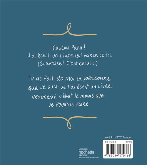 Livre Papa, J'Ai Écrit Un Livre Qui Parle De Toi - Image 3