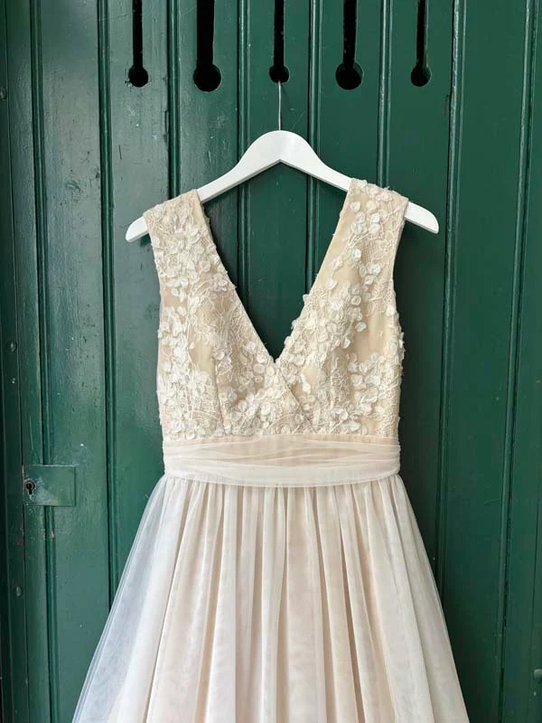 Robe De Mariée Grace - Nude - Image 5