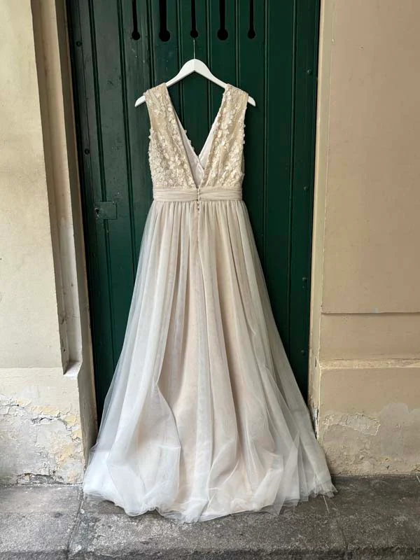Robe De Mariée Grace - Nude - Image 9